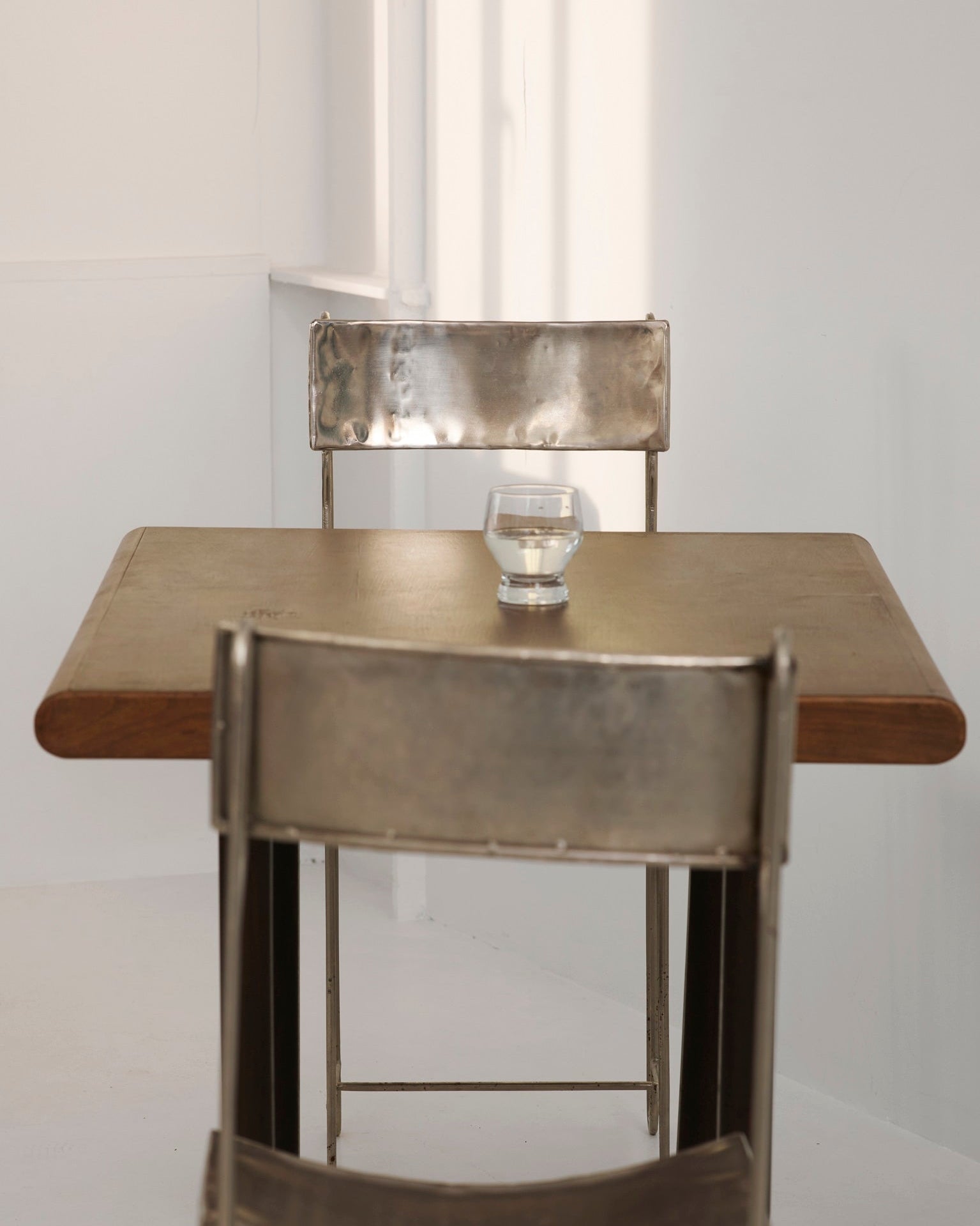 Set of 4 Metal Artist Dining Chairs from France Circa 1960-70