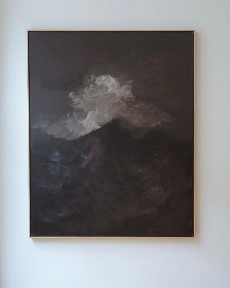 Lifted Silence by Mattias Storm | The Oblist — dark tones, oil on canvas