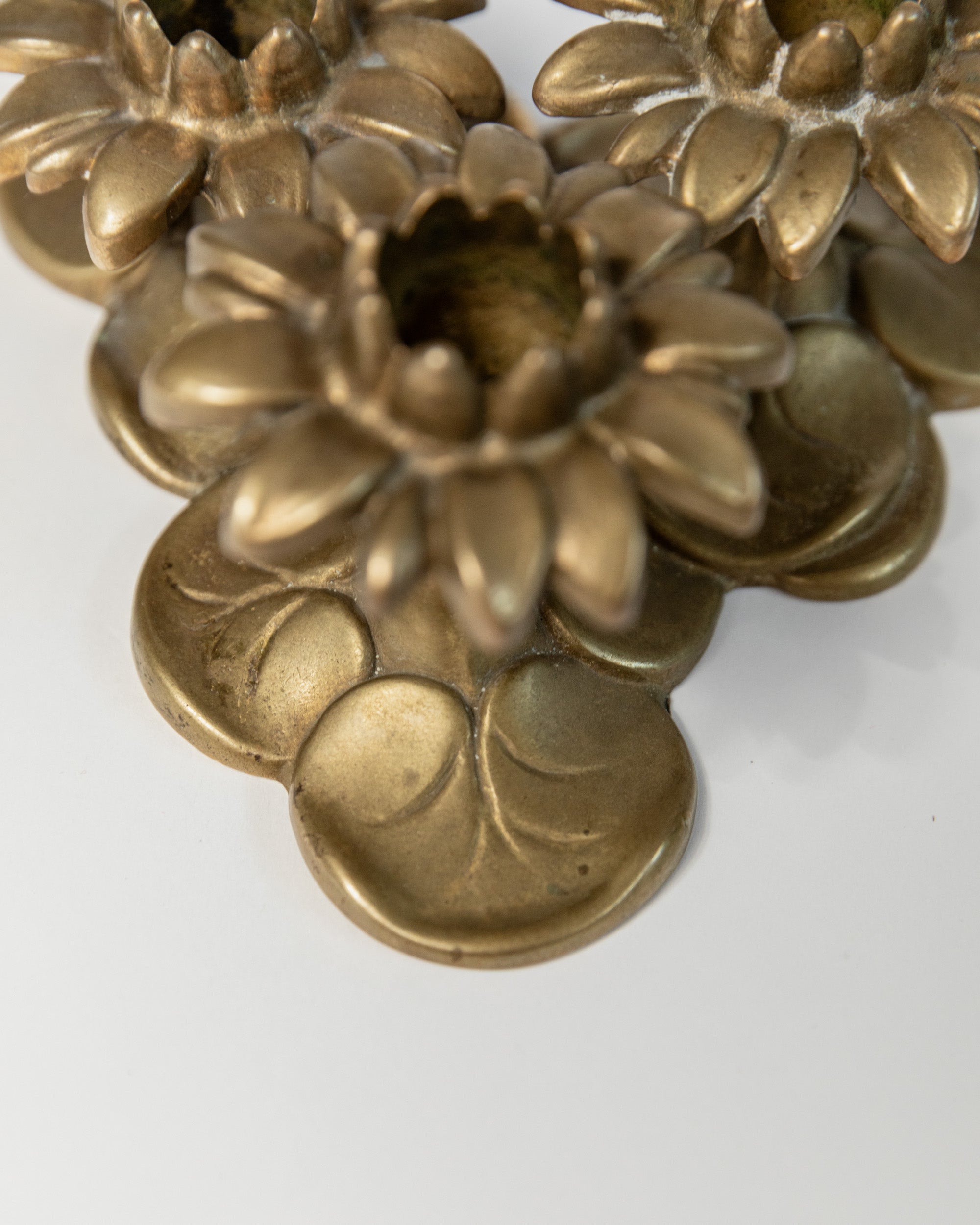 Brass Candleholder 1930s