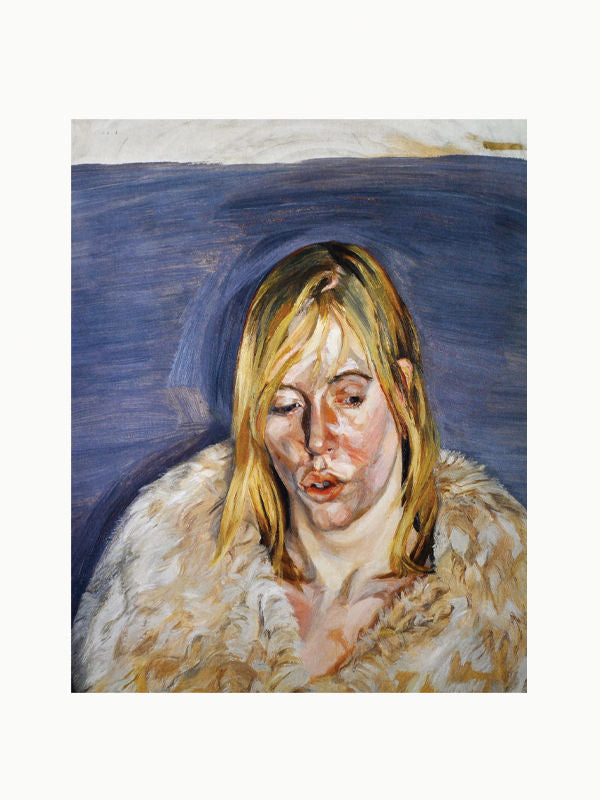 Lucian Freud: New Perspectives — top view of art book on white background