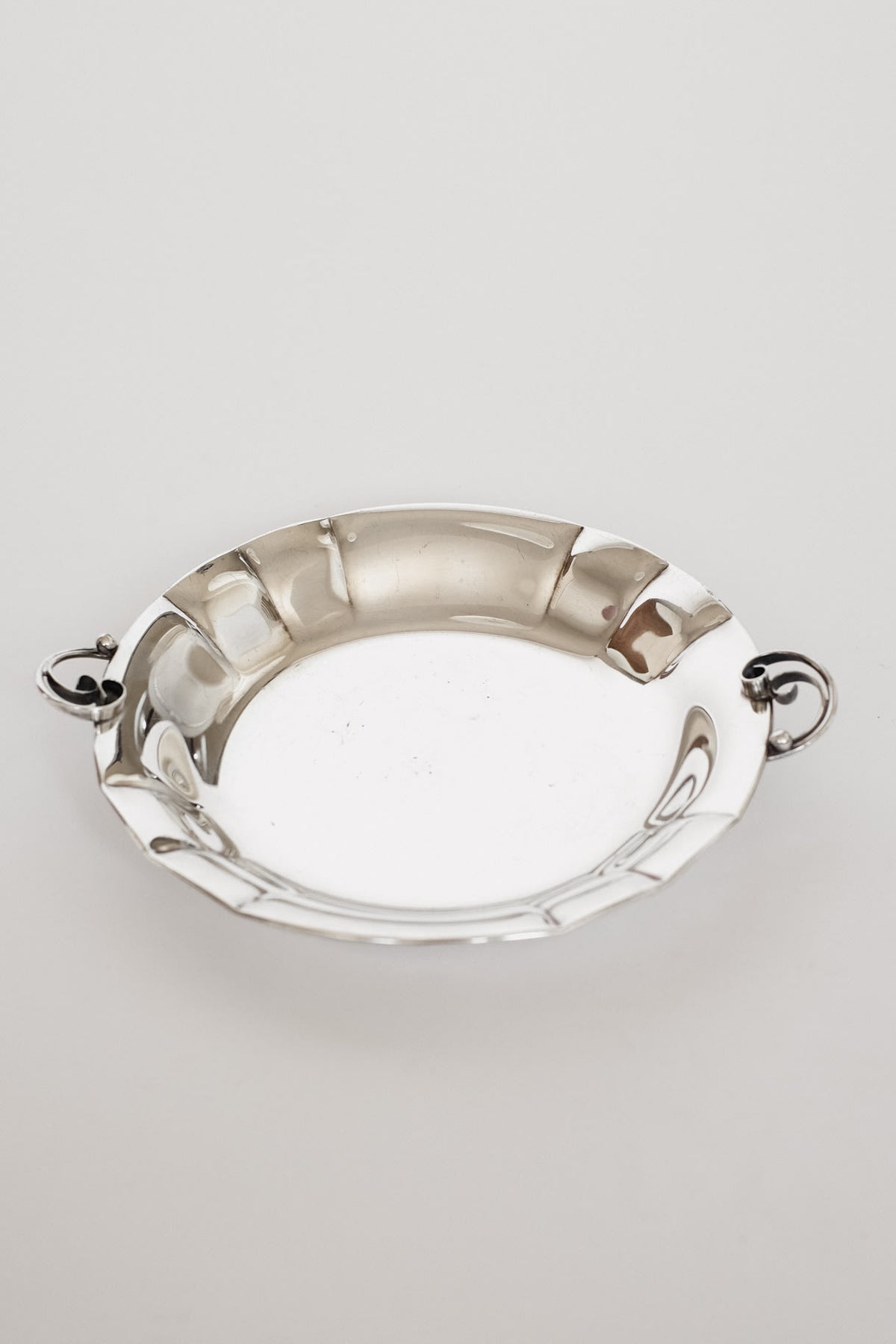 Vintage Danish Silver-Plated Serving Dish — additional view