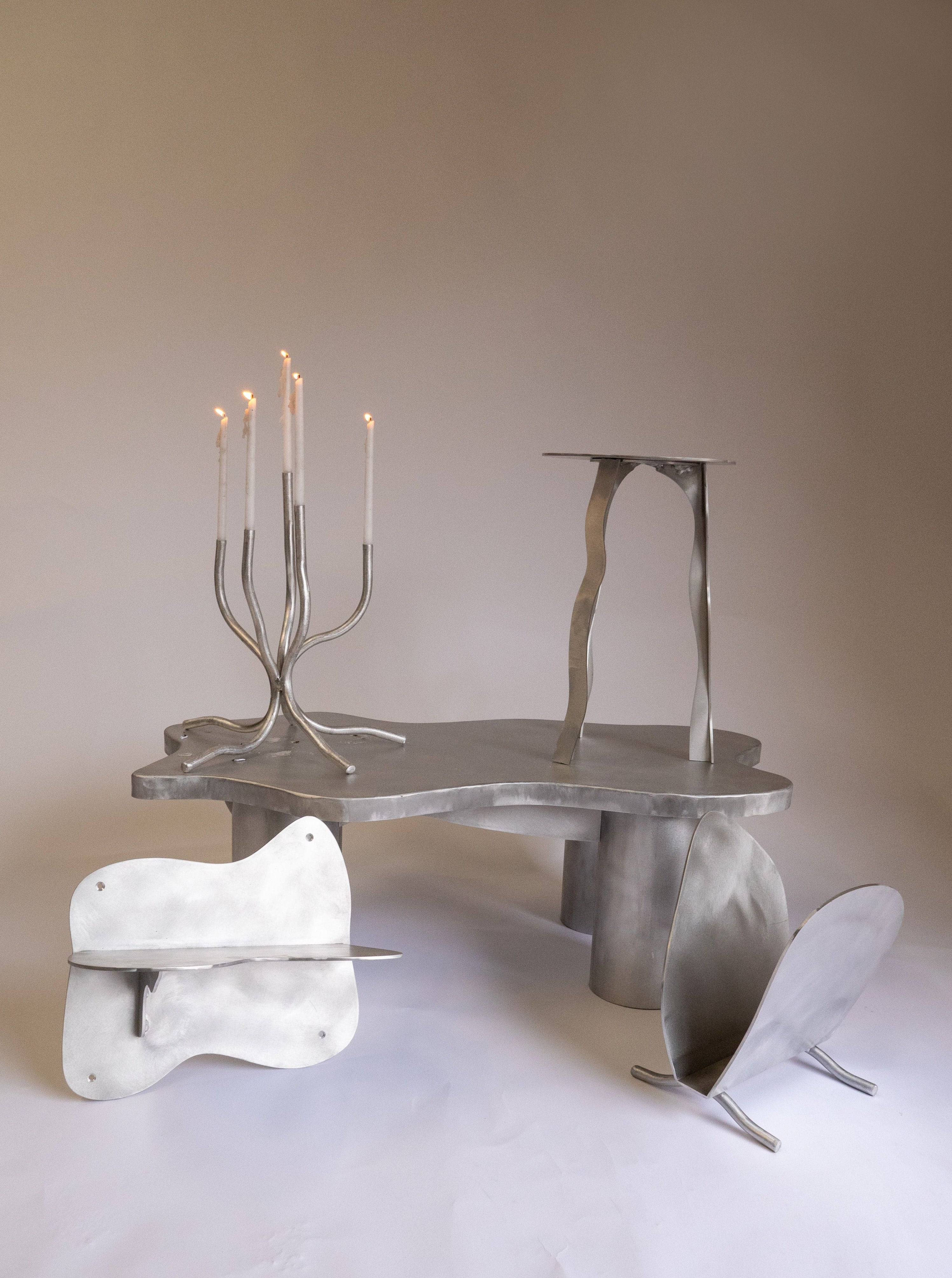 Magazine Rack — modern metal design in minimalist setting