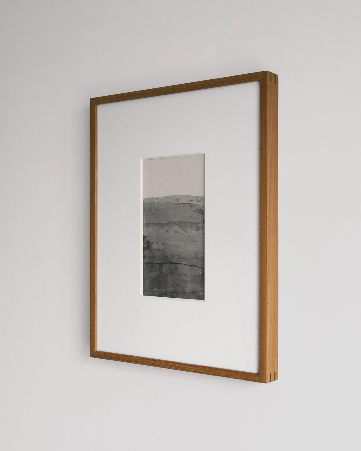 Layered Landscape I (2026), Painting by Aimée Adriaansen — side angle