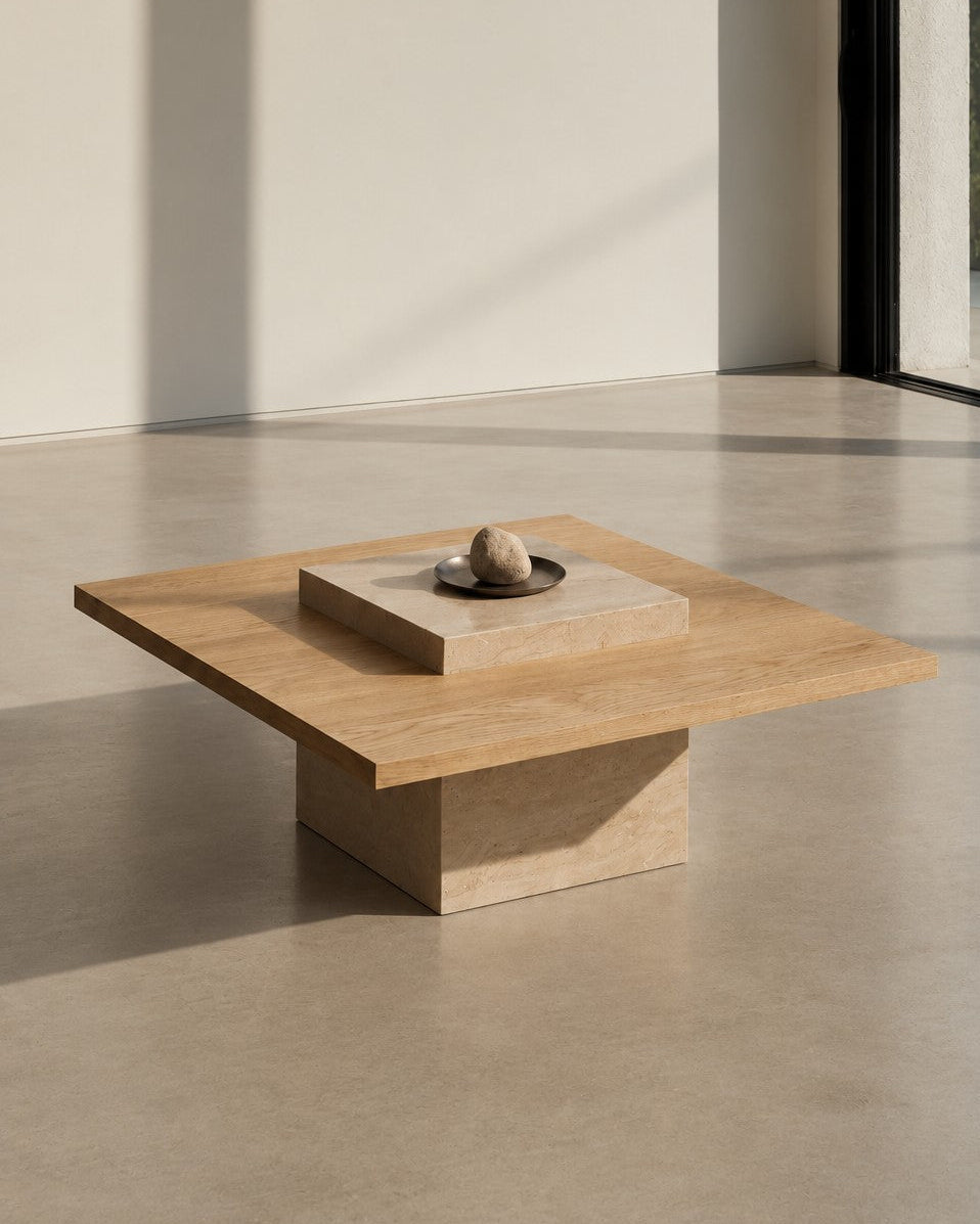 Contemporary BLOCK Coffee Table — in context