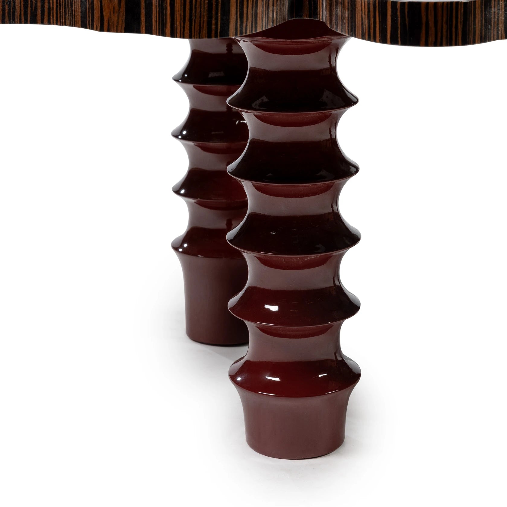 Ginkgo Coffee Table - Ebony — side angle