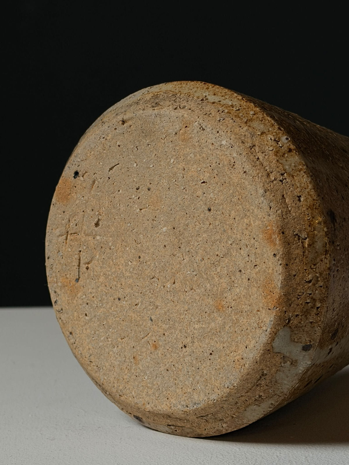 Large glazed stoneware vase, La Borne, France, circa 1960. — in context