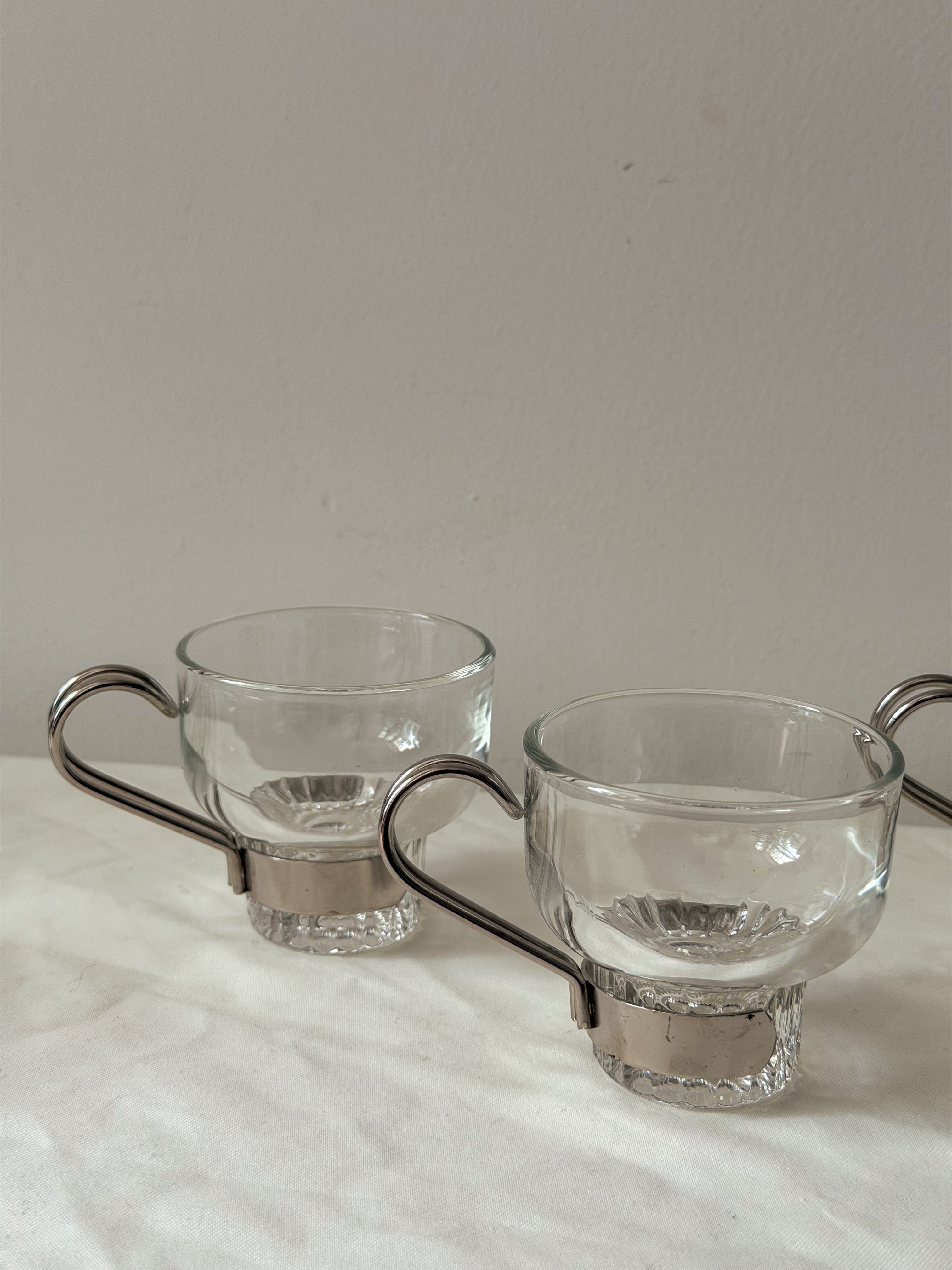 Vintage Italian coffee cup set — lifestyle setting