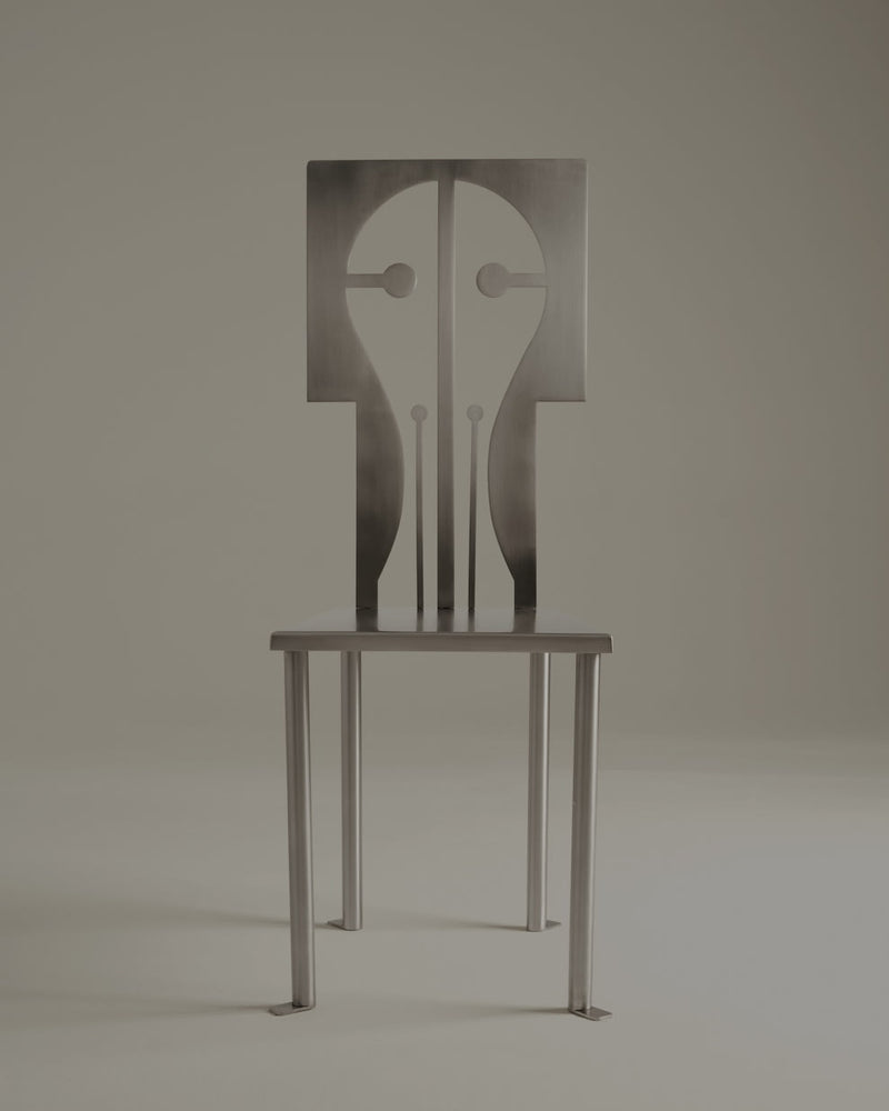Epona modern dining chair with sculptural backrest by Animate Objects