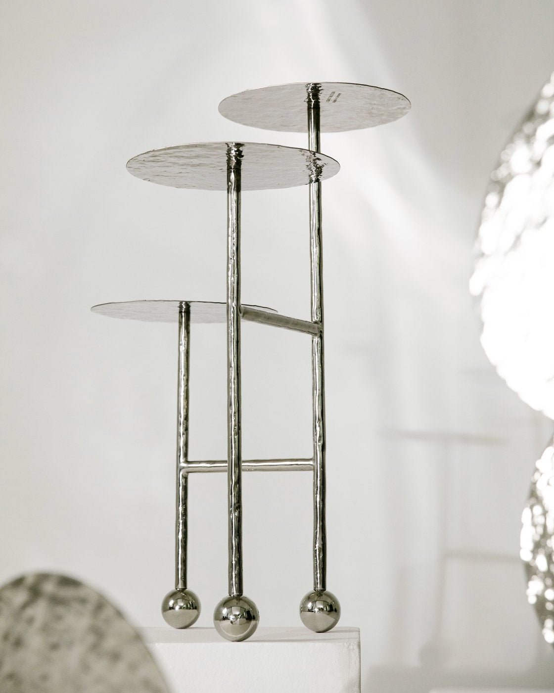 Liquid Side Table Stainless Steel — alternate view