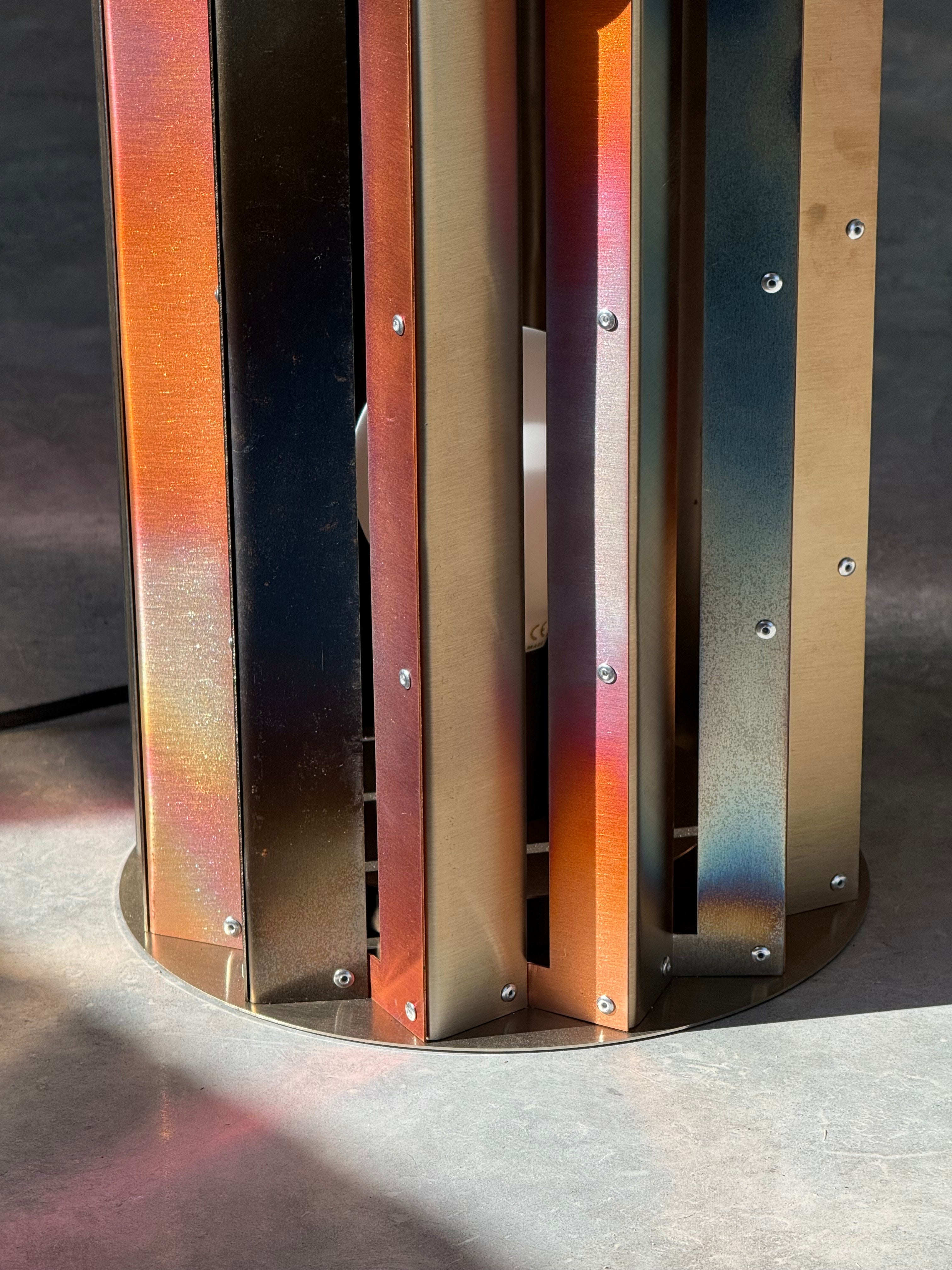 Table Lamp – Golden Ruins — side angle