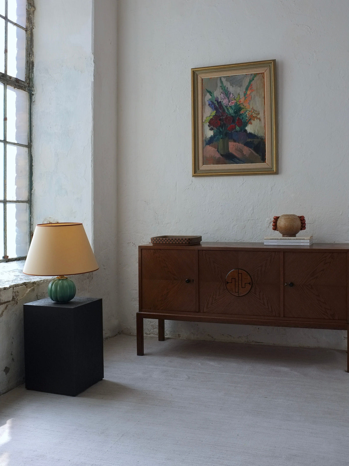 Swedish Modern Oak Sideboard, 1930s by Veter Vint