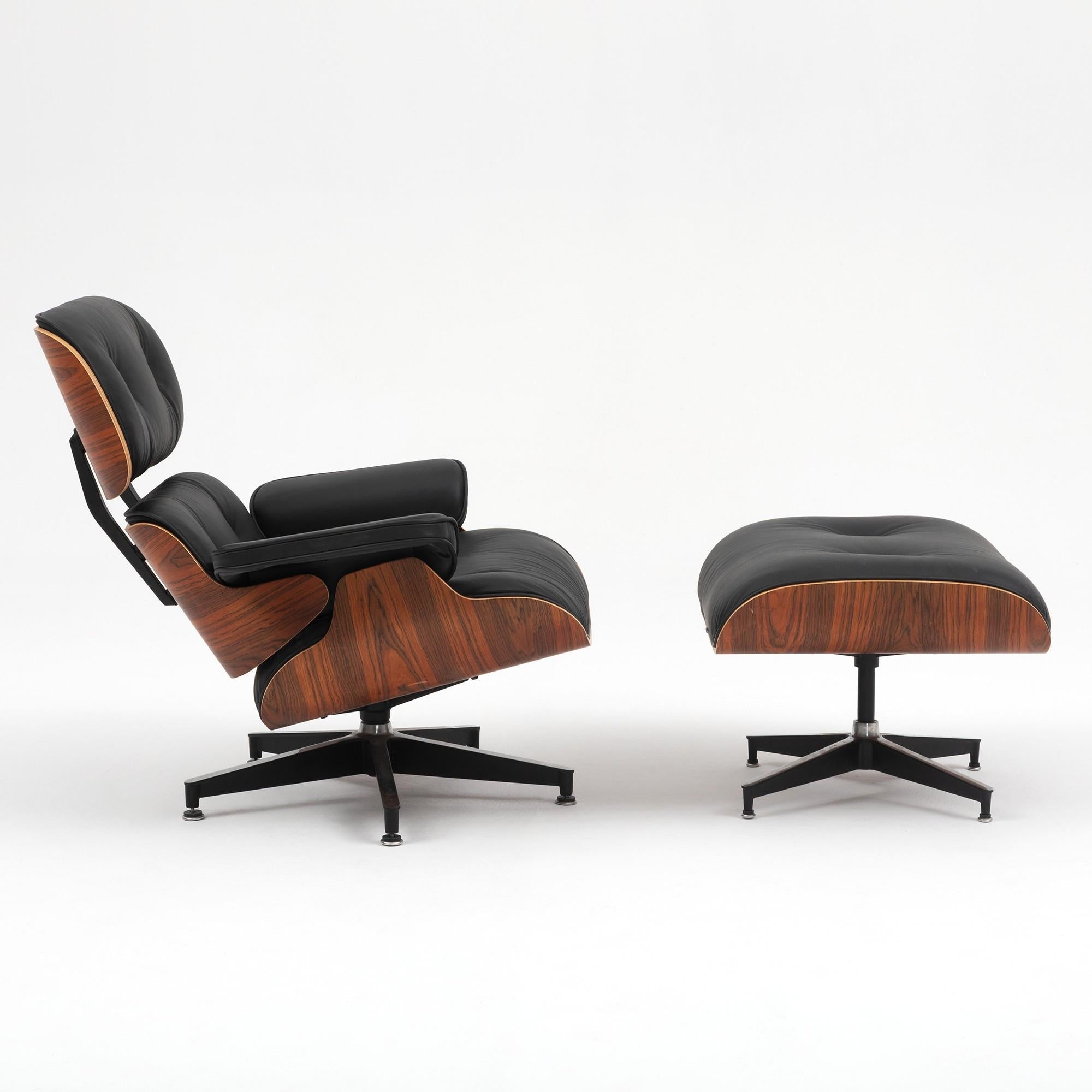 Eames Lounge Chair with Ottoman by Charles & Ray Eames for Herman Miller, 2010s — view 10