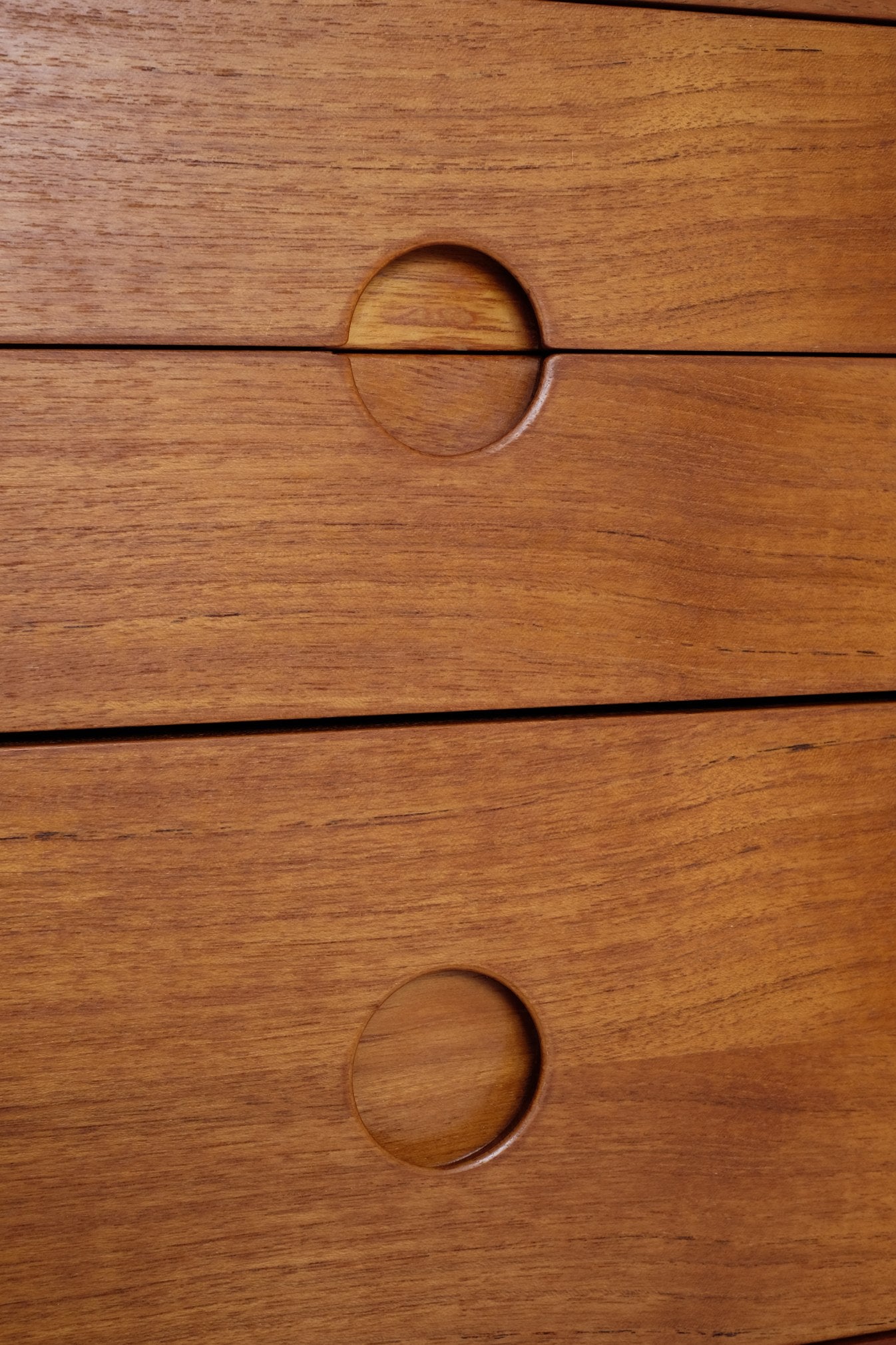 Mid-Century Danish Teak Chest of Drawers by Aksel Kjersgaard — side angle