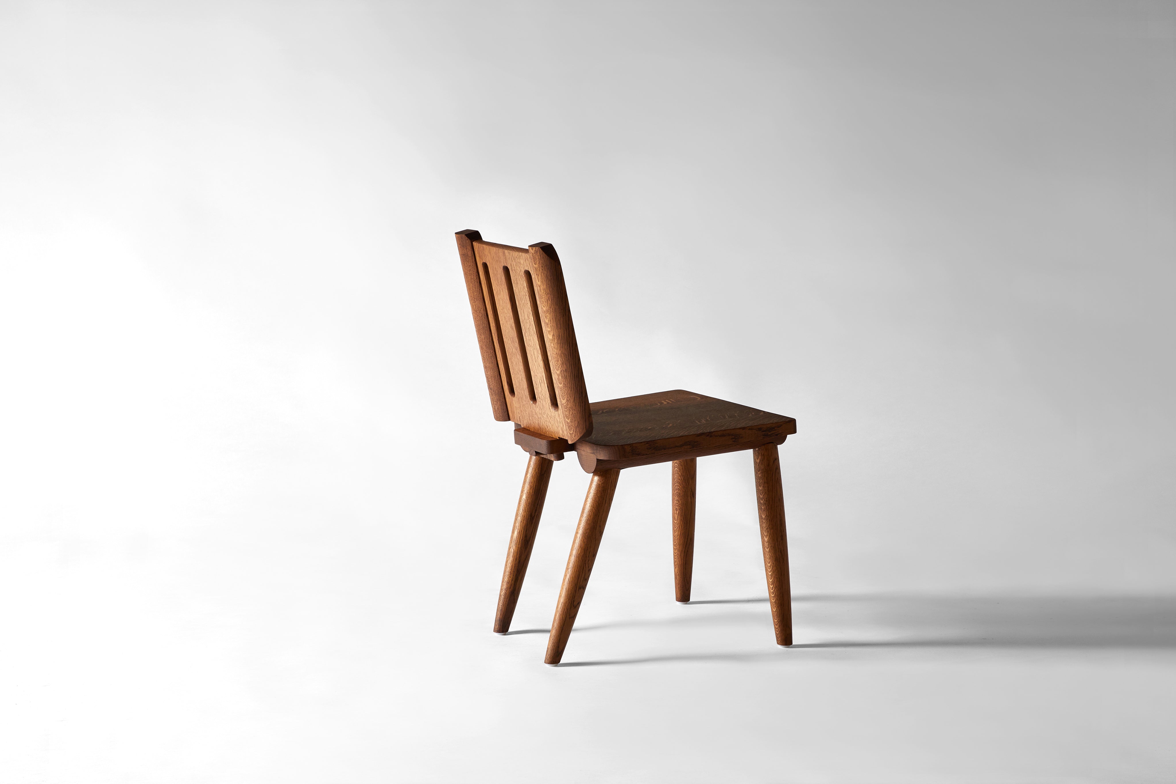 Alpine Chair — side view highlighting wooden slats and legs