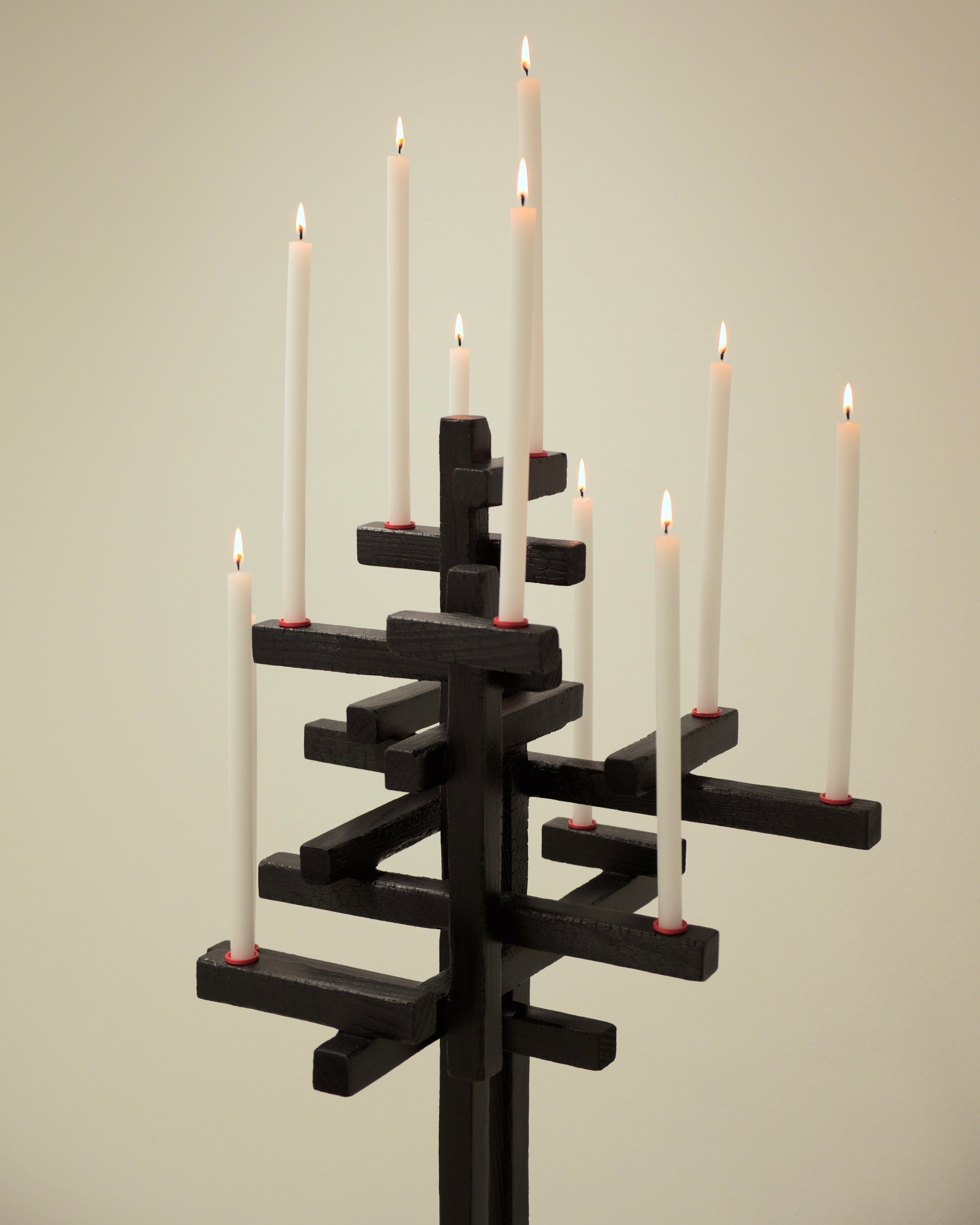 'TETRIS CANDELABRUM' Candleholder