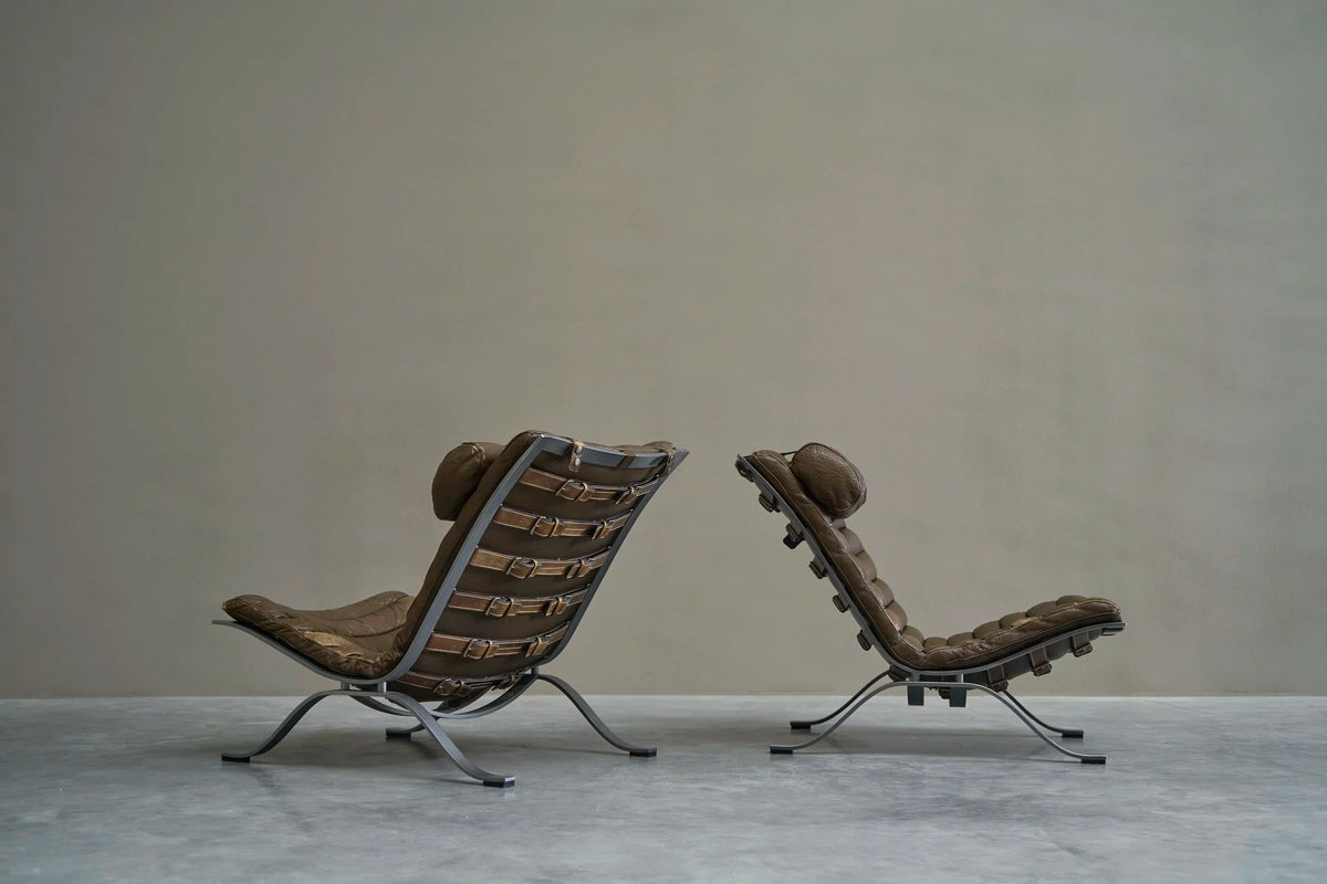 Arne Norell Pair of Ari Lounge Chairs | The Oblist
