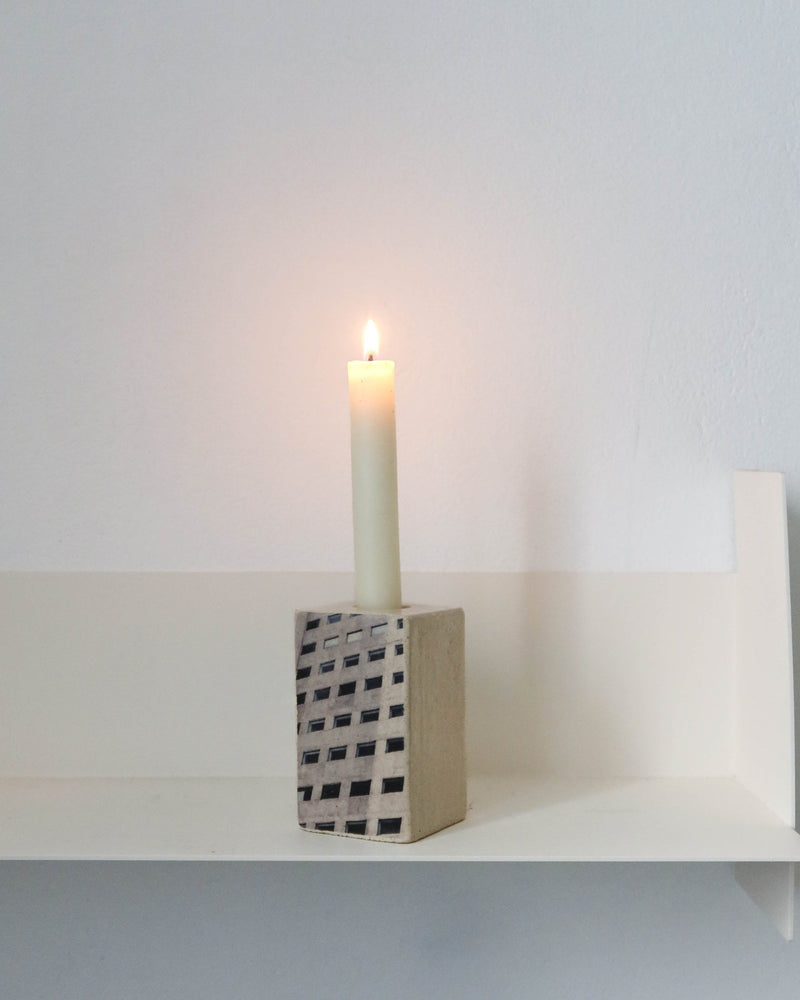 Photographic candle holders - building by Céju | The Oblist