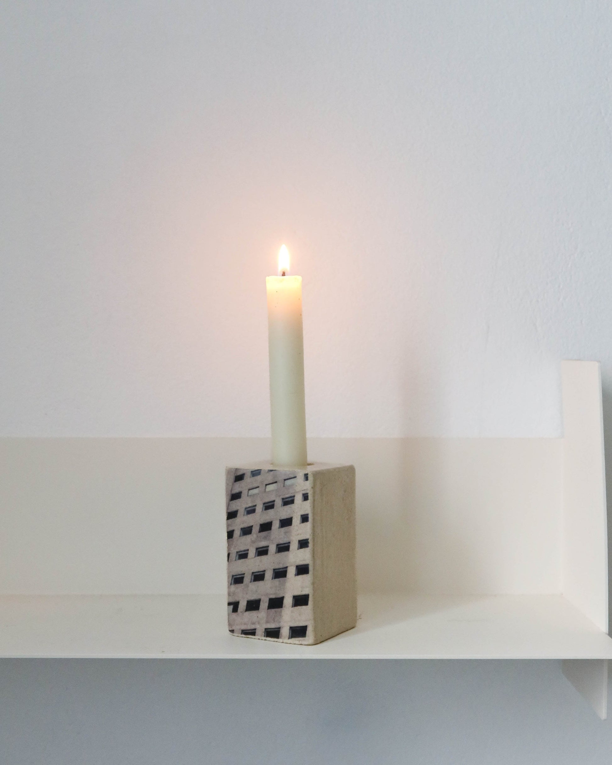 Photographic candle holders - building by Céju | The Oblist