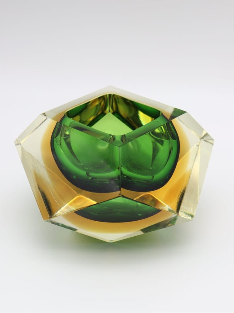 Vintage Murano Sommerso Bowl – Flavio Poli for Seguso – 1960s — side angle