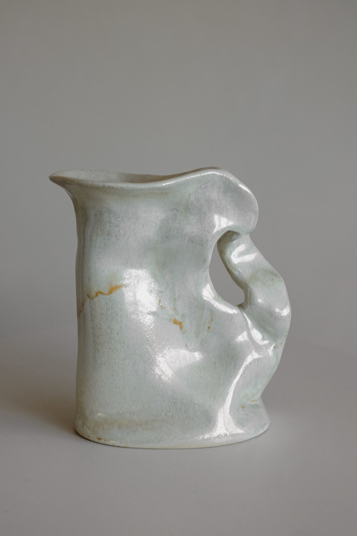 Sculptural Organic Ceramic Candle Holder — alternate view
