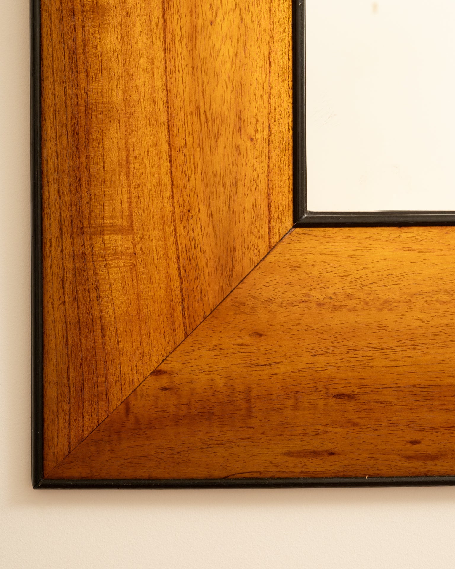 Wooden Italian Mirror - Italy 1950s
