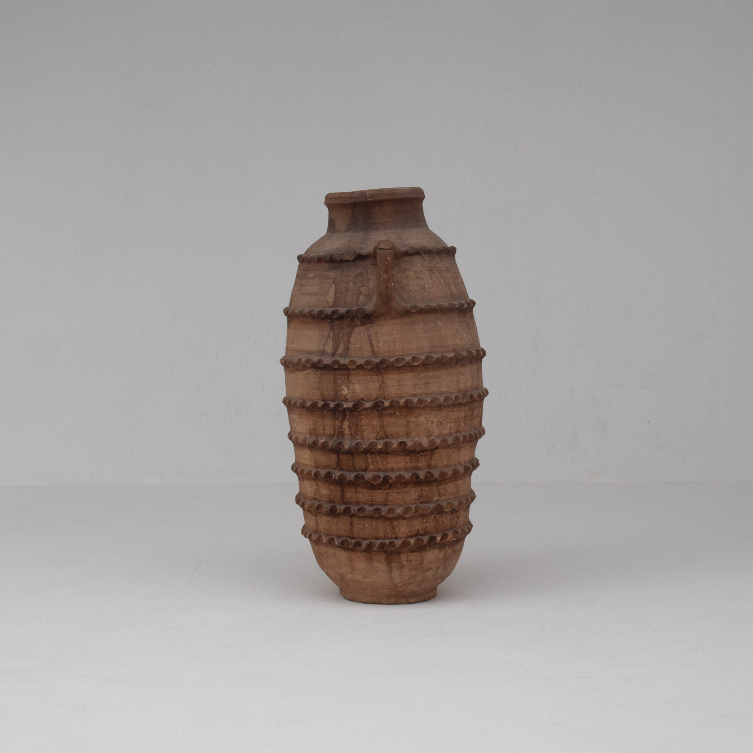 Large Rustic Terracotta Vase — alternate view