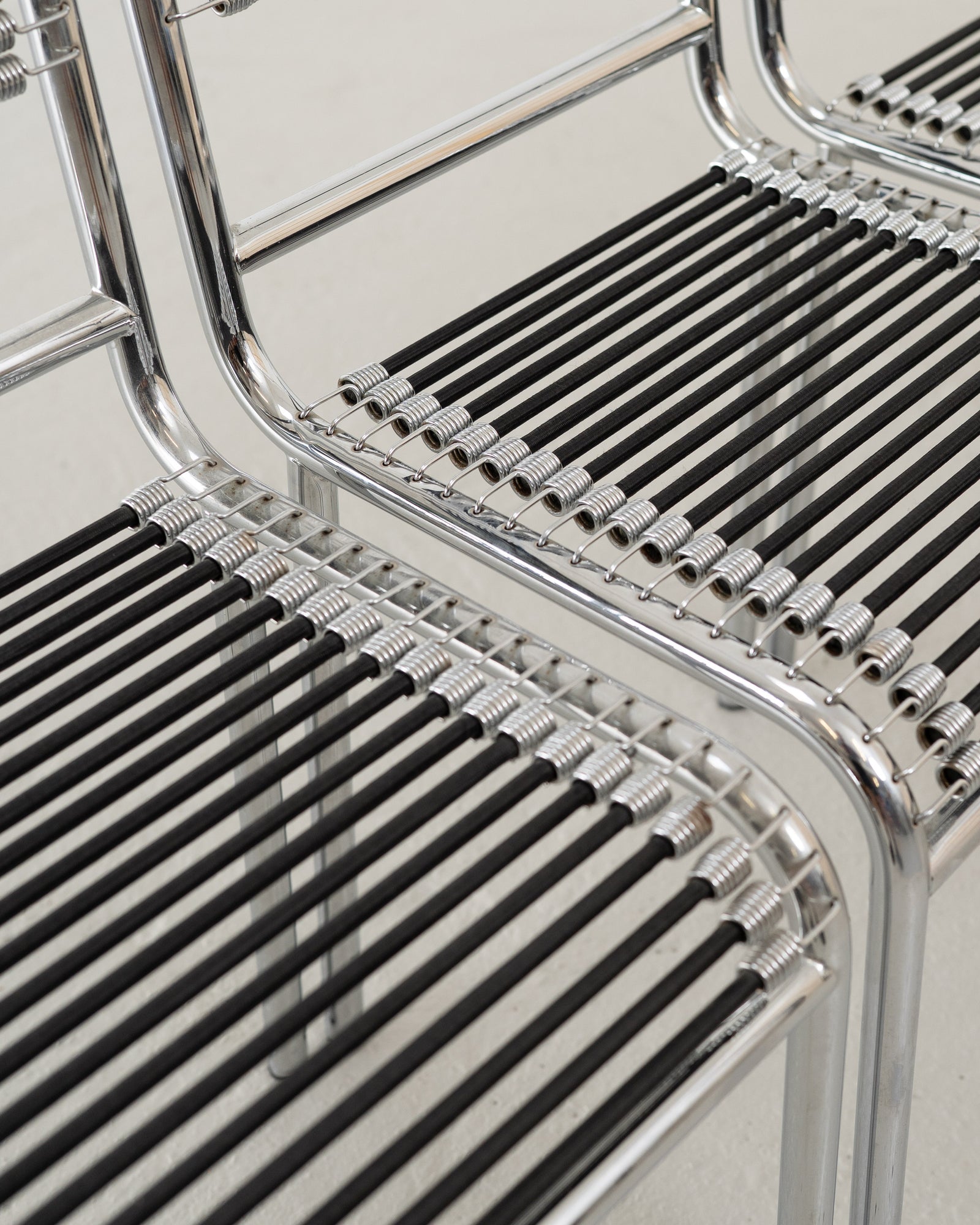 Four Sandows Chairs by René Herbst, c.1980 — alternate view