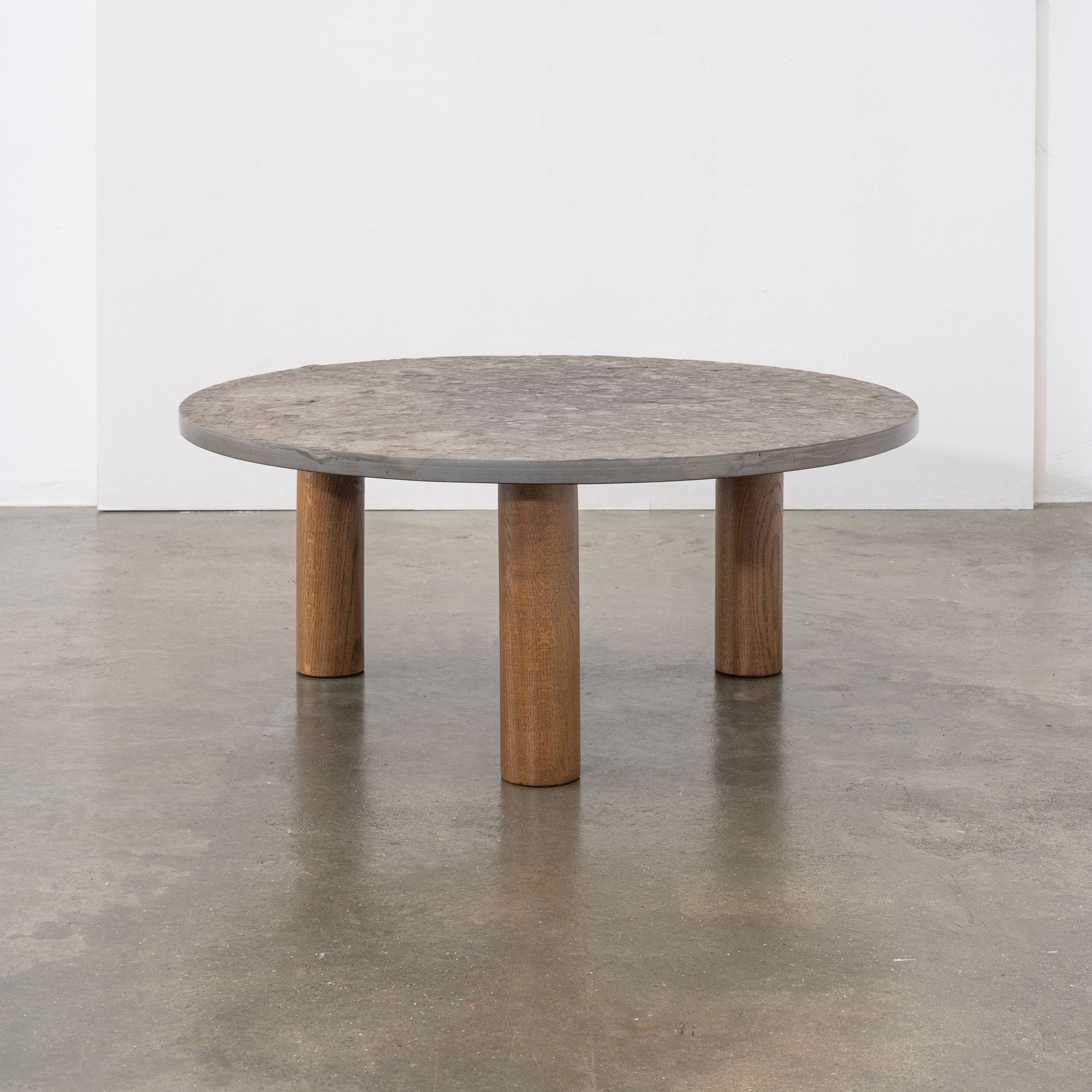 Brutalist Slate Coffee Table, c.1970 — in context