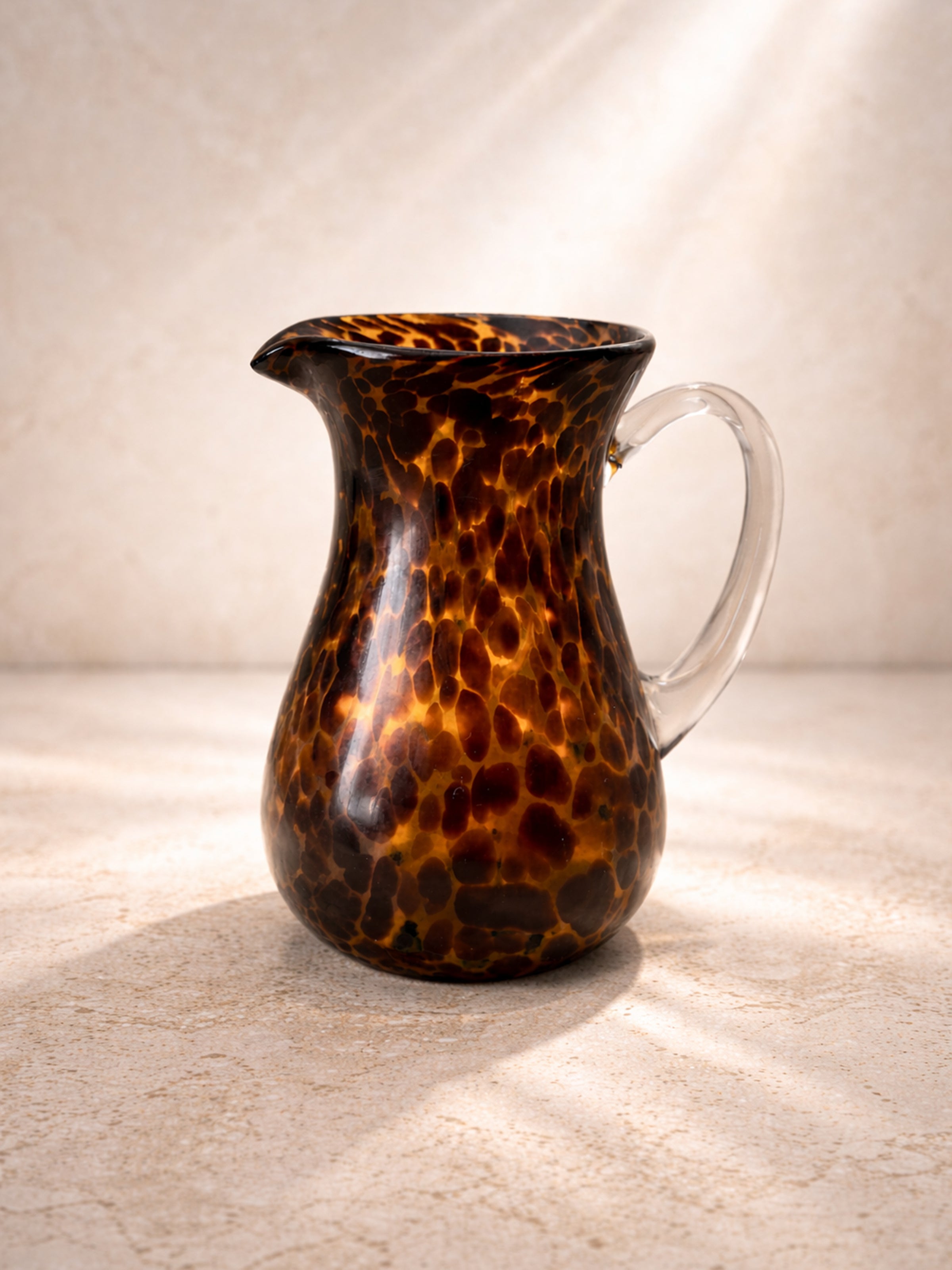Murano Tortoise glass carafe - 1970s by Dodo Vintage | The Oblist