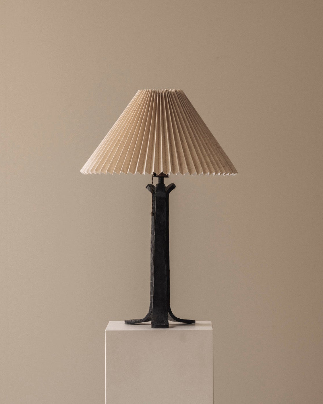French wrought iron table lamp from the 1940s. by Modern Living | The Oblist