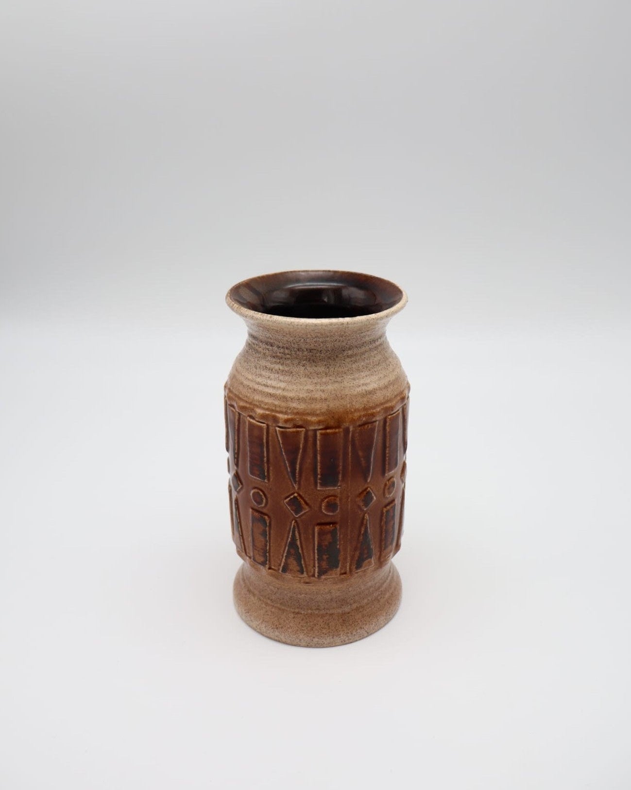 Mid-Century Modern Brutalist Ceramic Vase by Alfred Klein Keramik – 1970s by Forma Finds | The Oblist