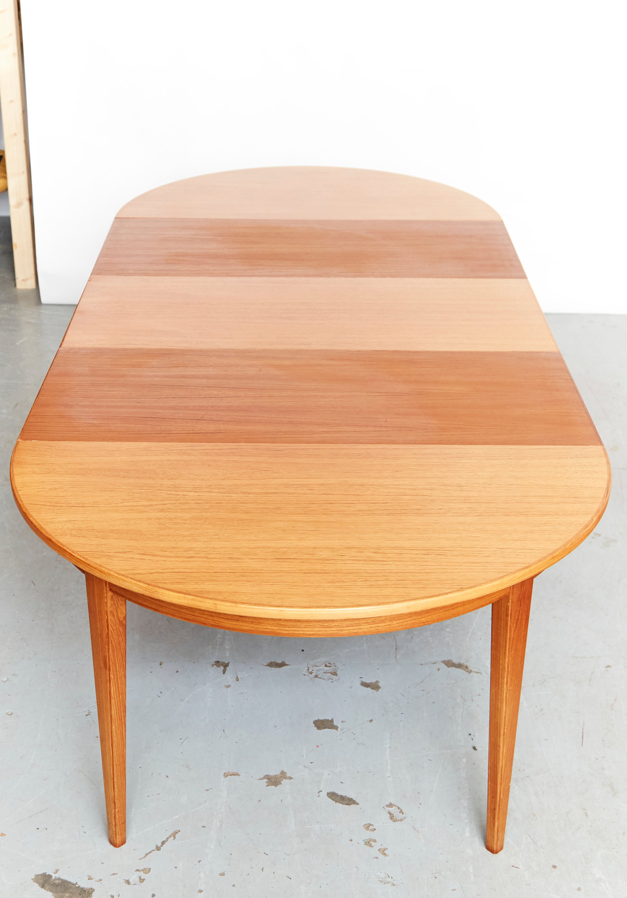 Table à manger en teck No.55 par Gunni Omann pour Omann Jun.