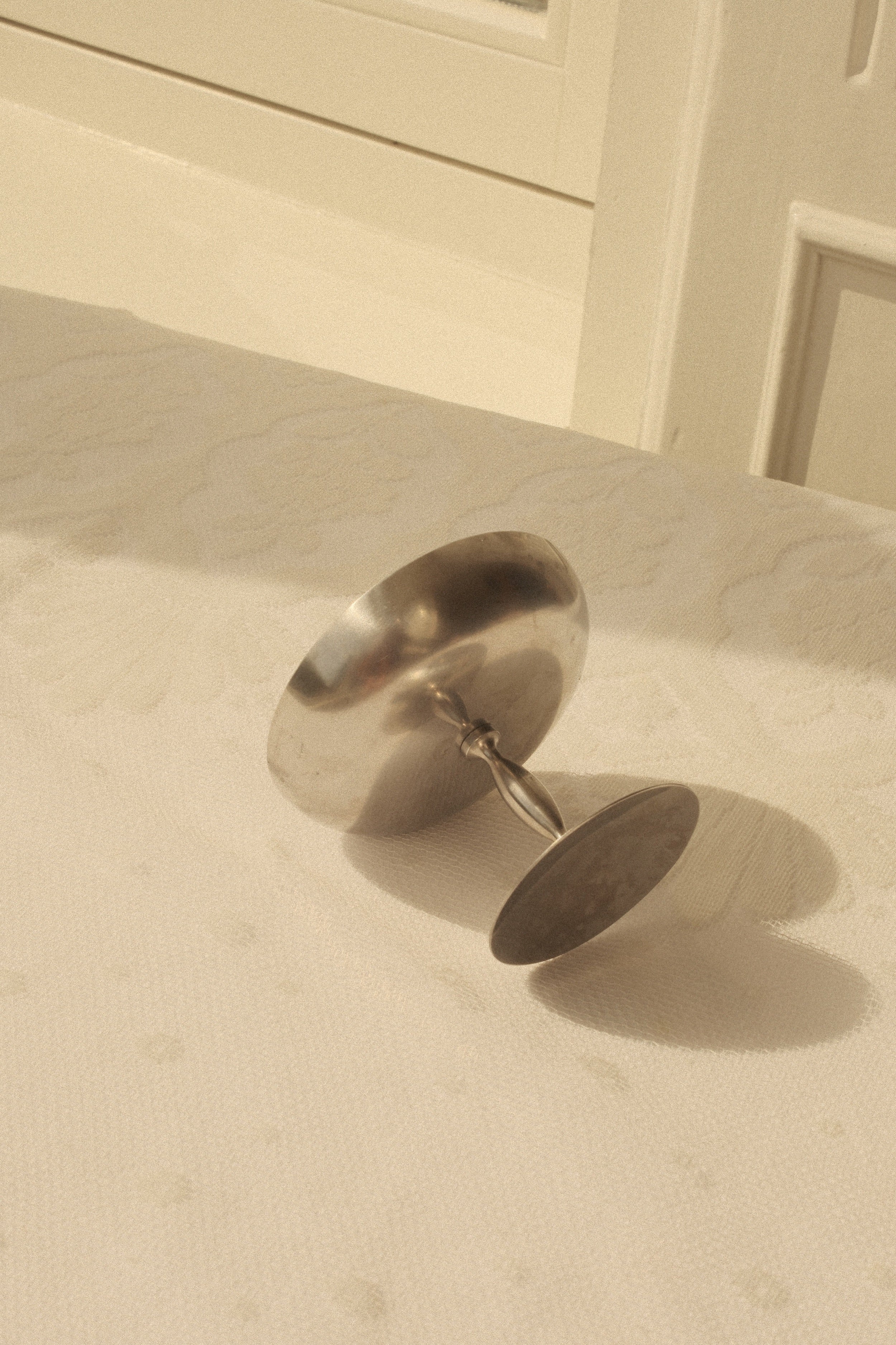Stainless Steel Pedestal Coupes — close-up