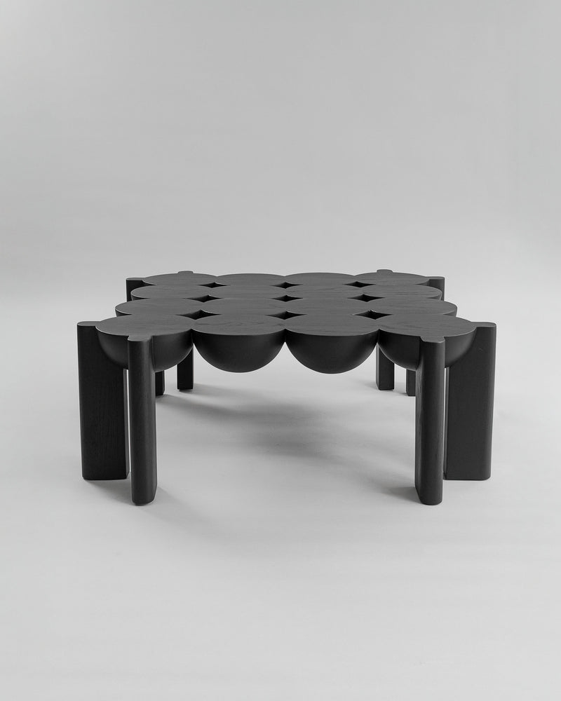 BLEO Large Oak Coffee Table by Daniel Couttolenc | The Oblist — handcrafted oak, modern design