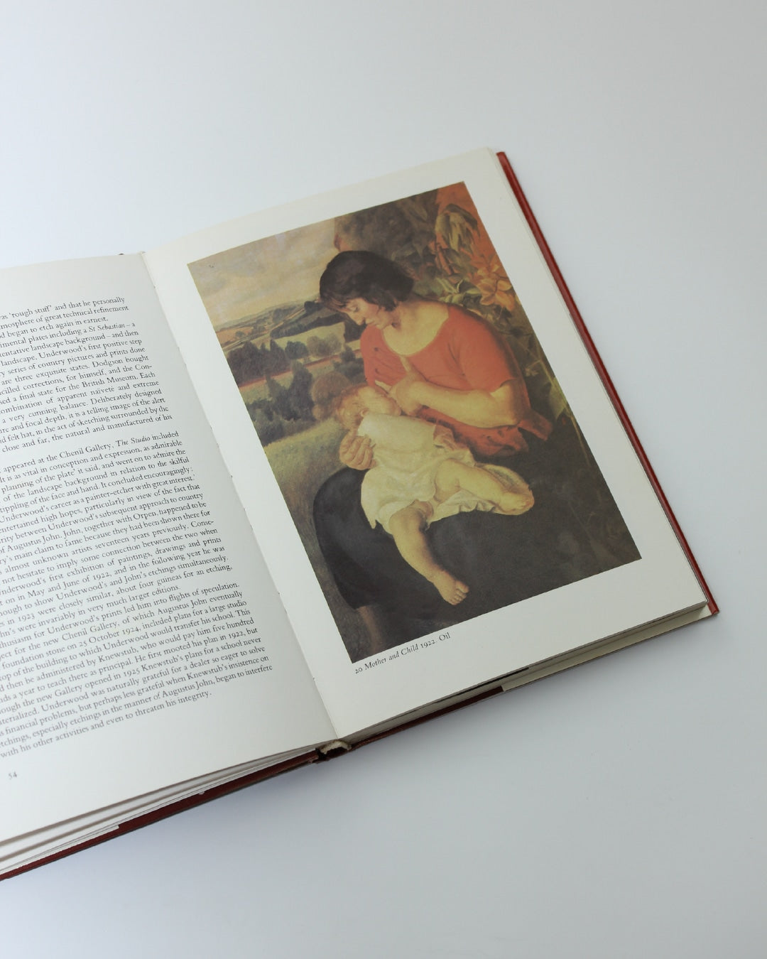 Leon Underwood — open book showing artwork on page