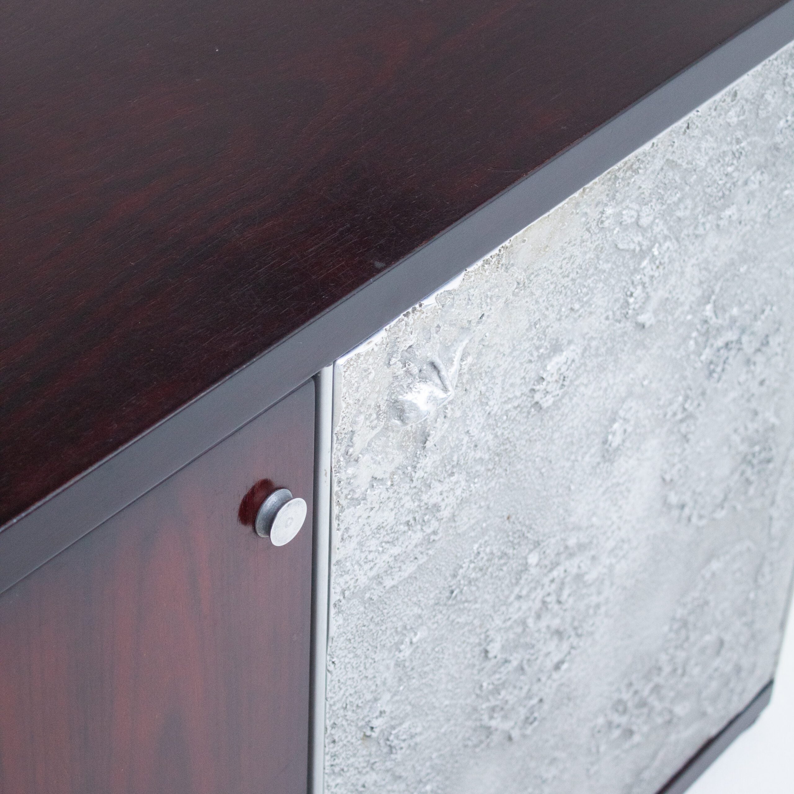 Modern Italian Sideboard/Cabinet in Wood and Metal