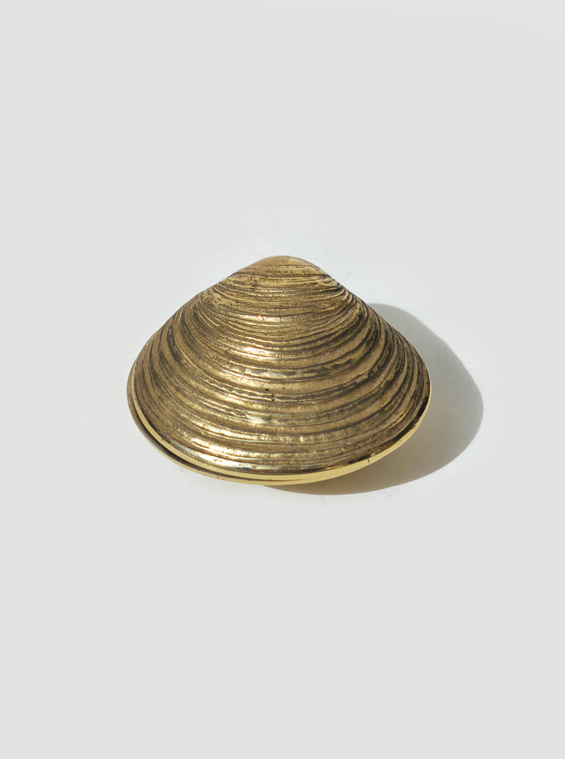 Shell Brass Box by Les Objoies | The Oblist — handcrafted brass design