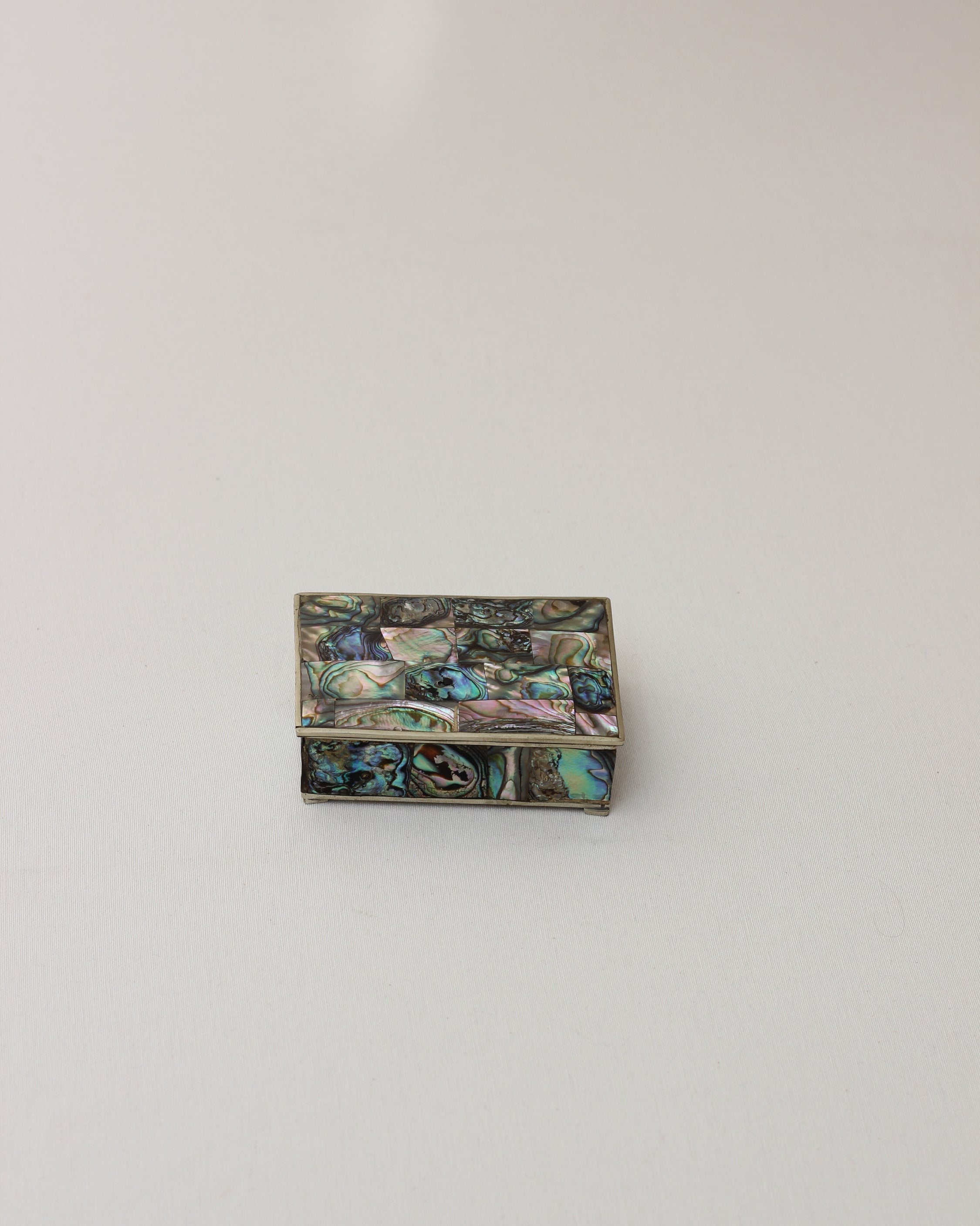 Abalone Jewelry Box — lifestyle setting