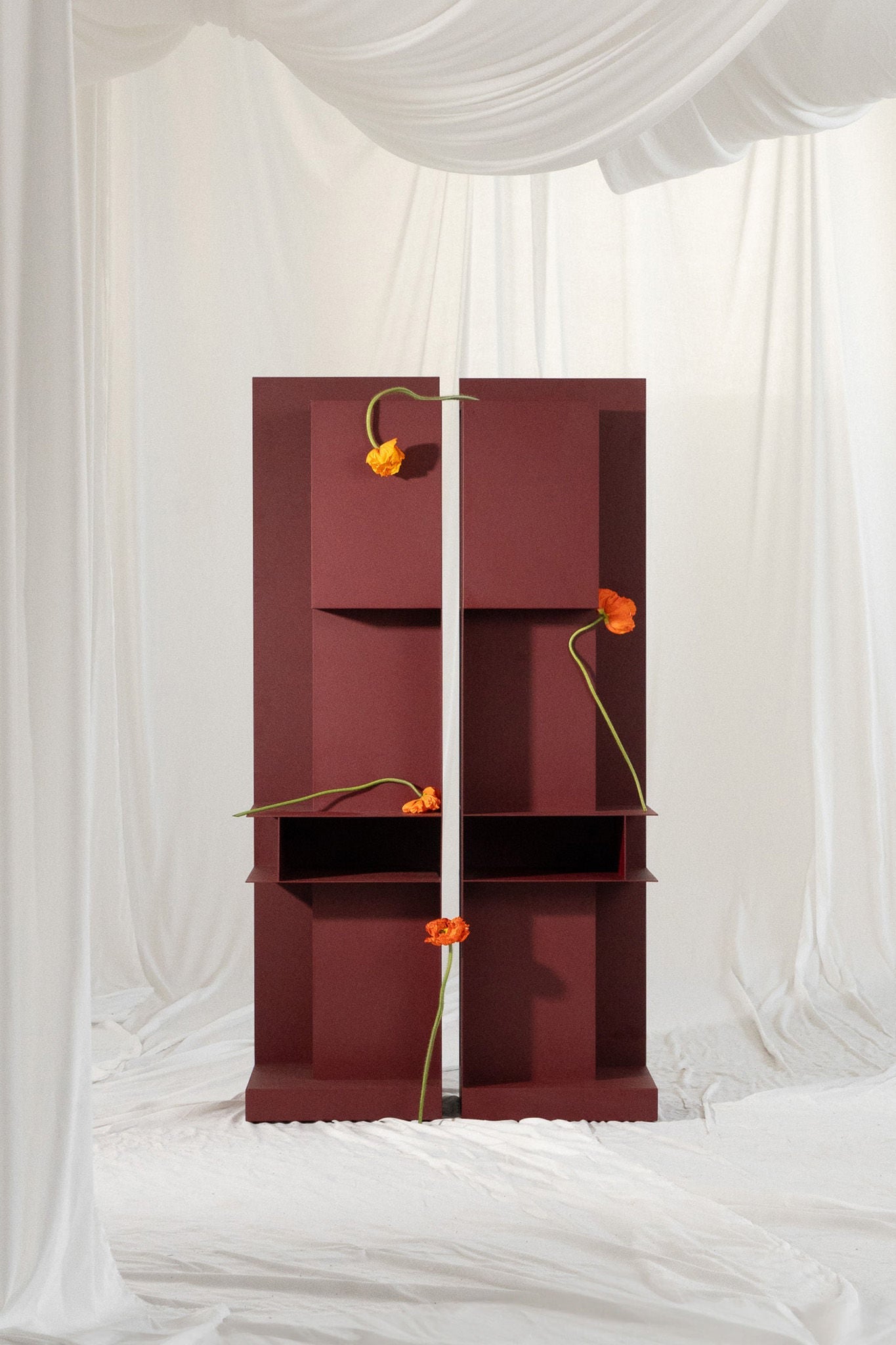 ZEN' Standing Shelf — front view in modern indoor setting