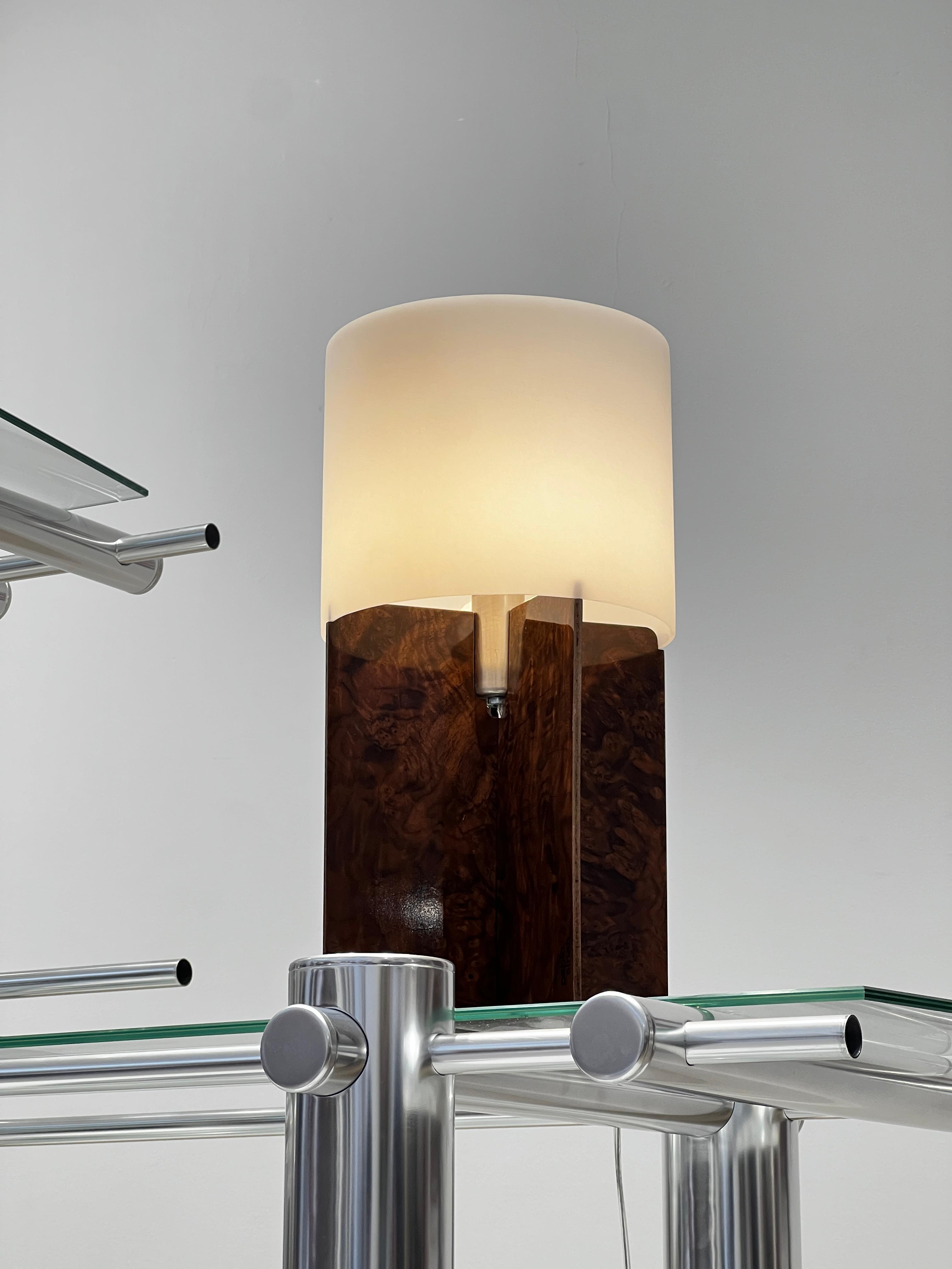 Lumix Table Lamp Walnut Wood by Pablo Sinan Design | The Oblist