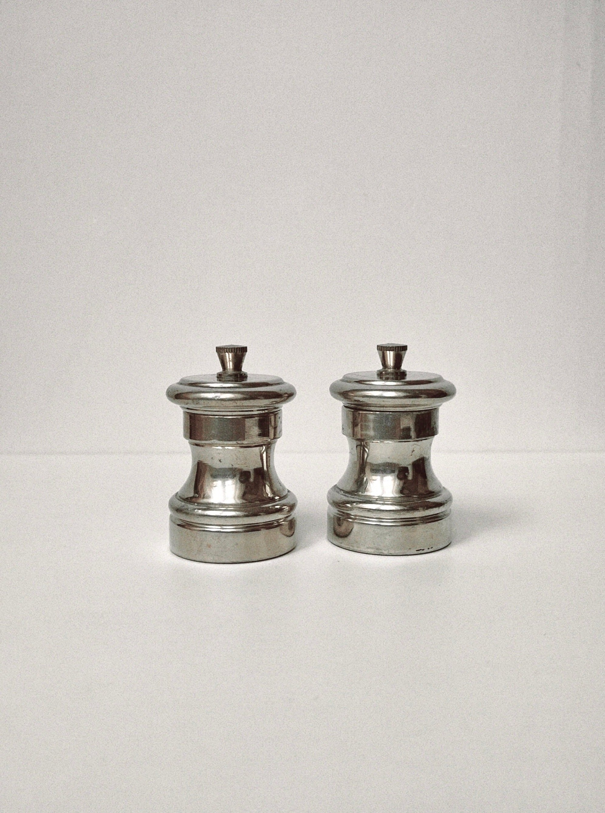 Silver Salt & Pepper Grinders