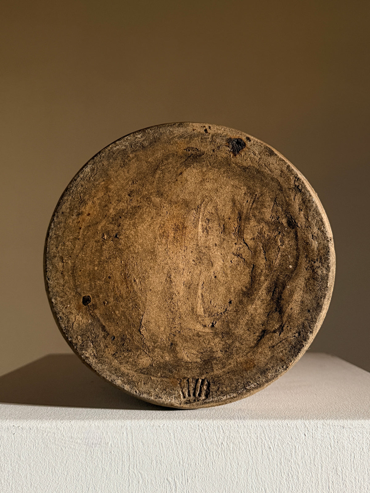 Large stoneware vase by Pierre Digan, La Borne, France, circa 1970 — in context
