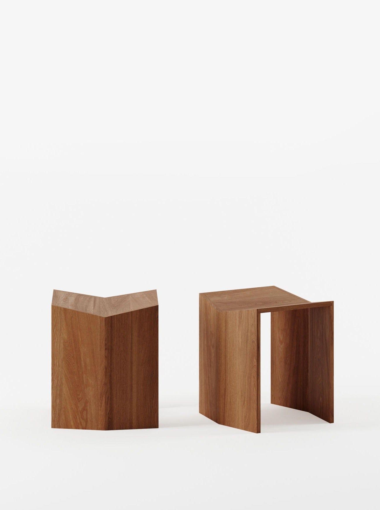 Athens Stool in Iroko — in context