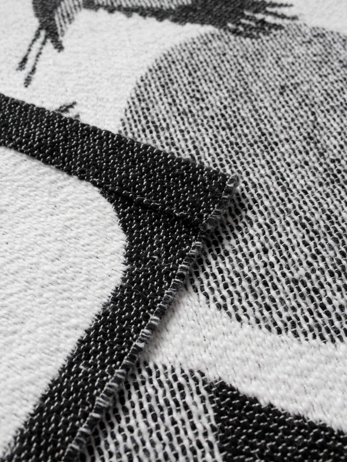 Tapisserie en laine finlandaise vintage