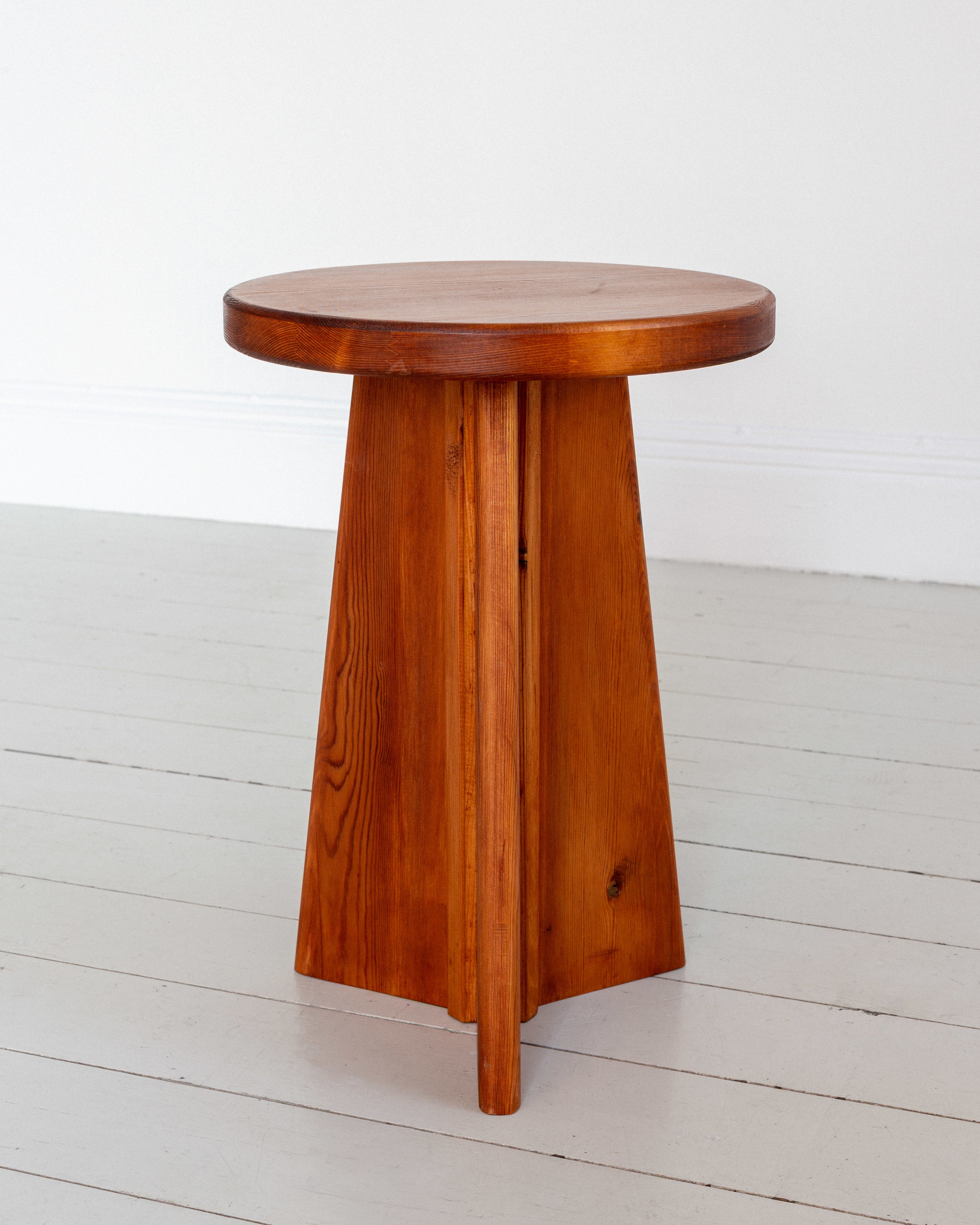 Pair of Vintage Swedish Pine Stools