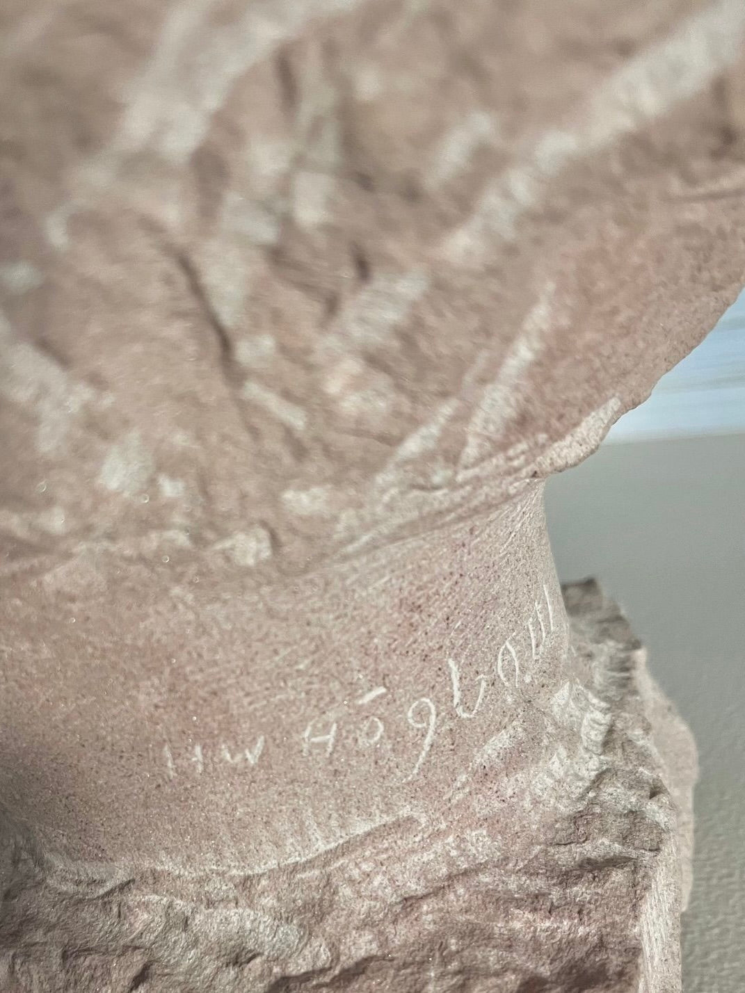 Stone Bust by Helge W. Högbom 1950s