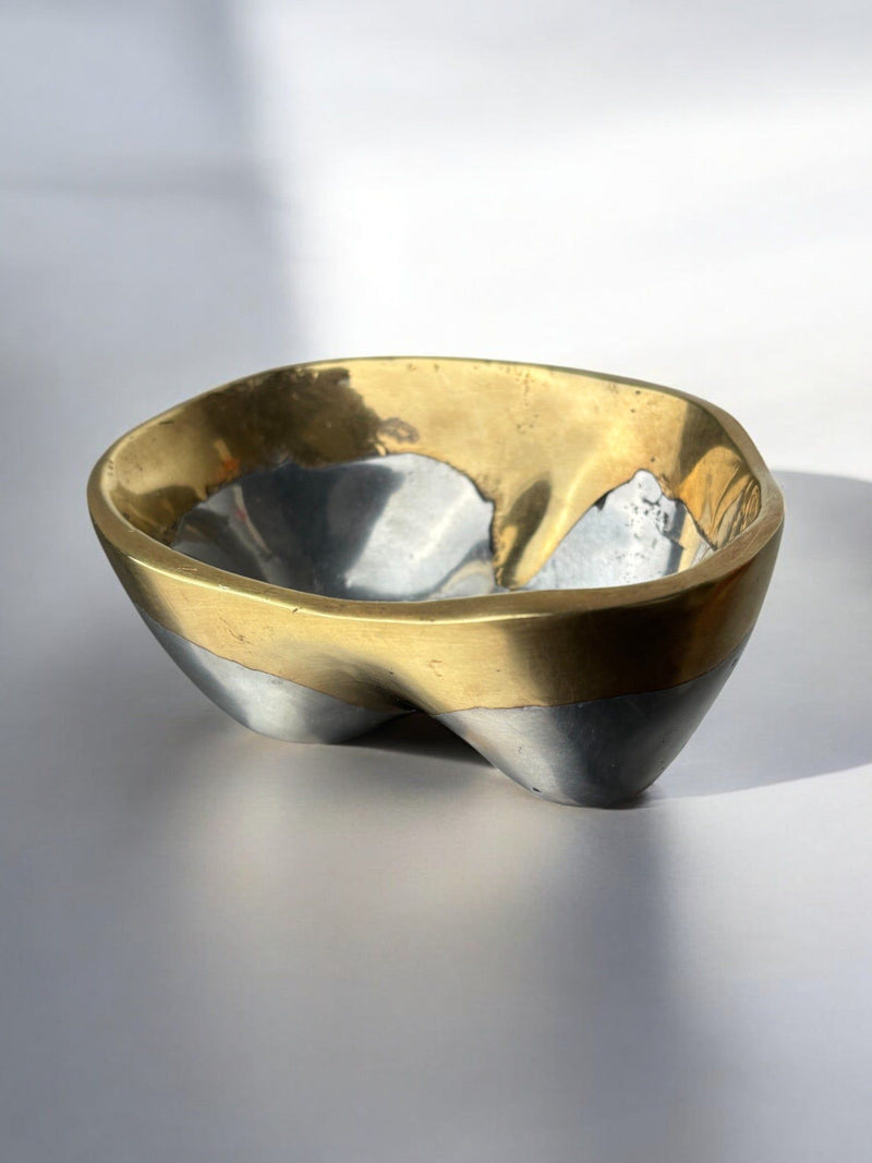 Brutalist Vide-poches by David Marshall | The Oblist — metal, gold and silver