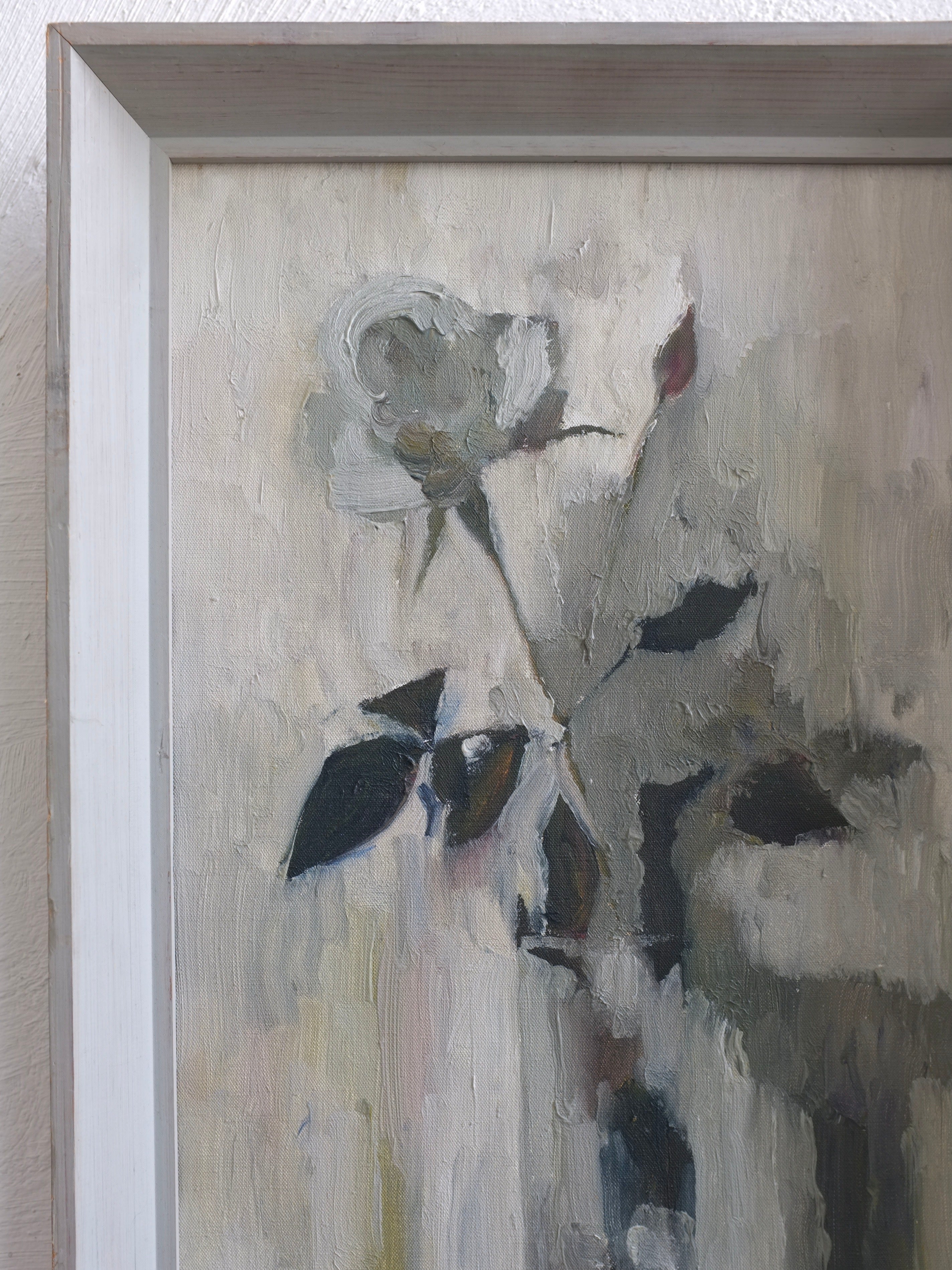 Peinture de nature morte florale Gunnar Persson, années 1960
