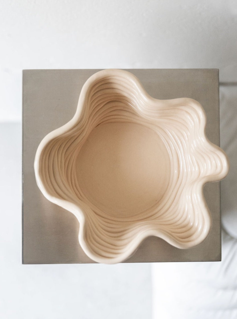 Wobbly Bowl Natural — side angle