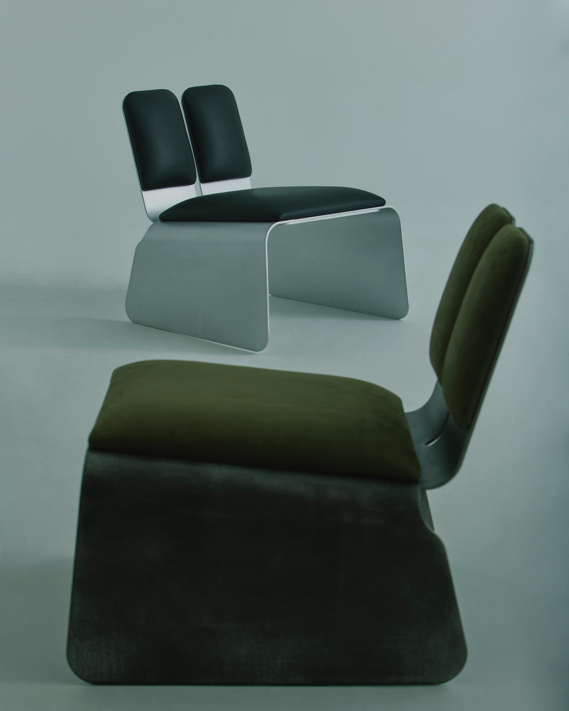 Rounded Edges Lounge Chair by LESORR | The Oblist